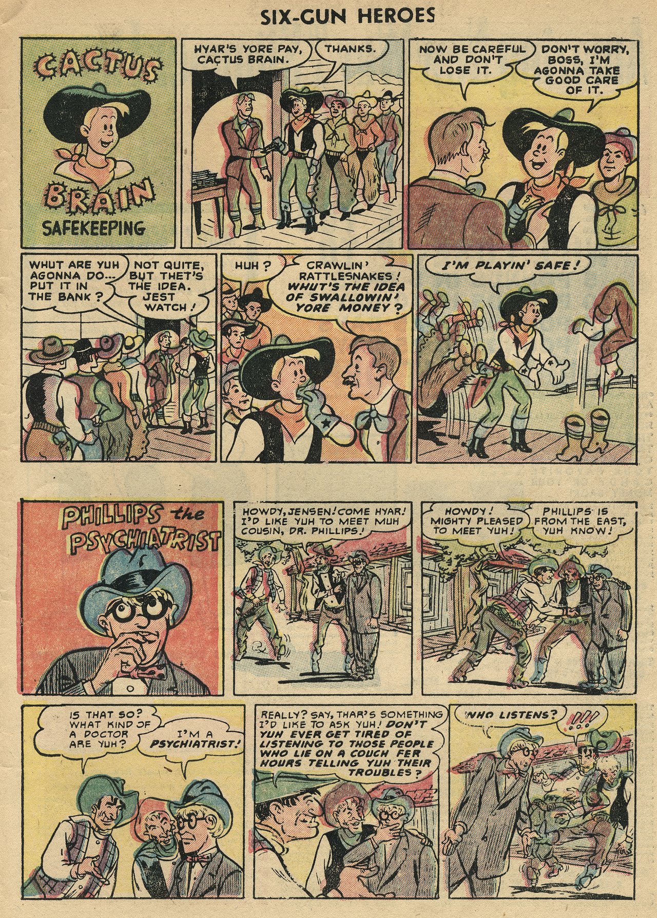Read online Six-Gun Heroes comic -  Issue #30 - 33