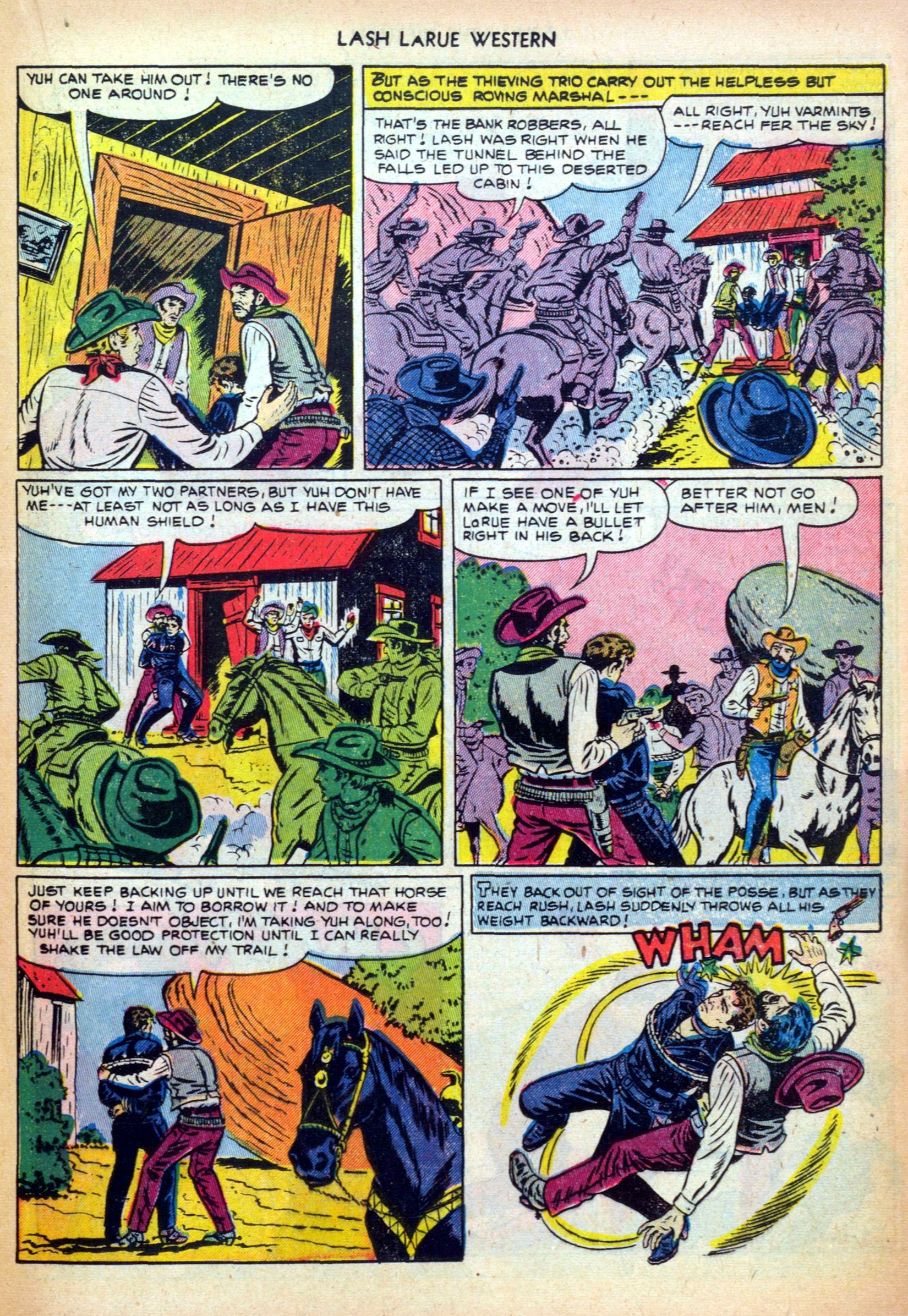 Read online Lash Larue Western (1949) comic -  Issue #28 - 21