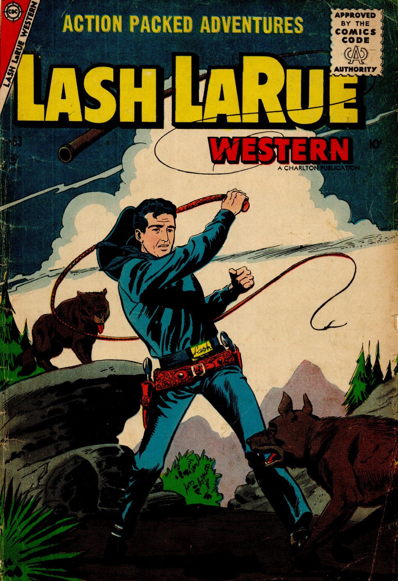 Read online Lash Larue Western (1949) comic -  Issue #63 - 1