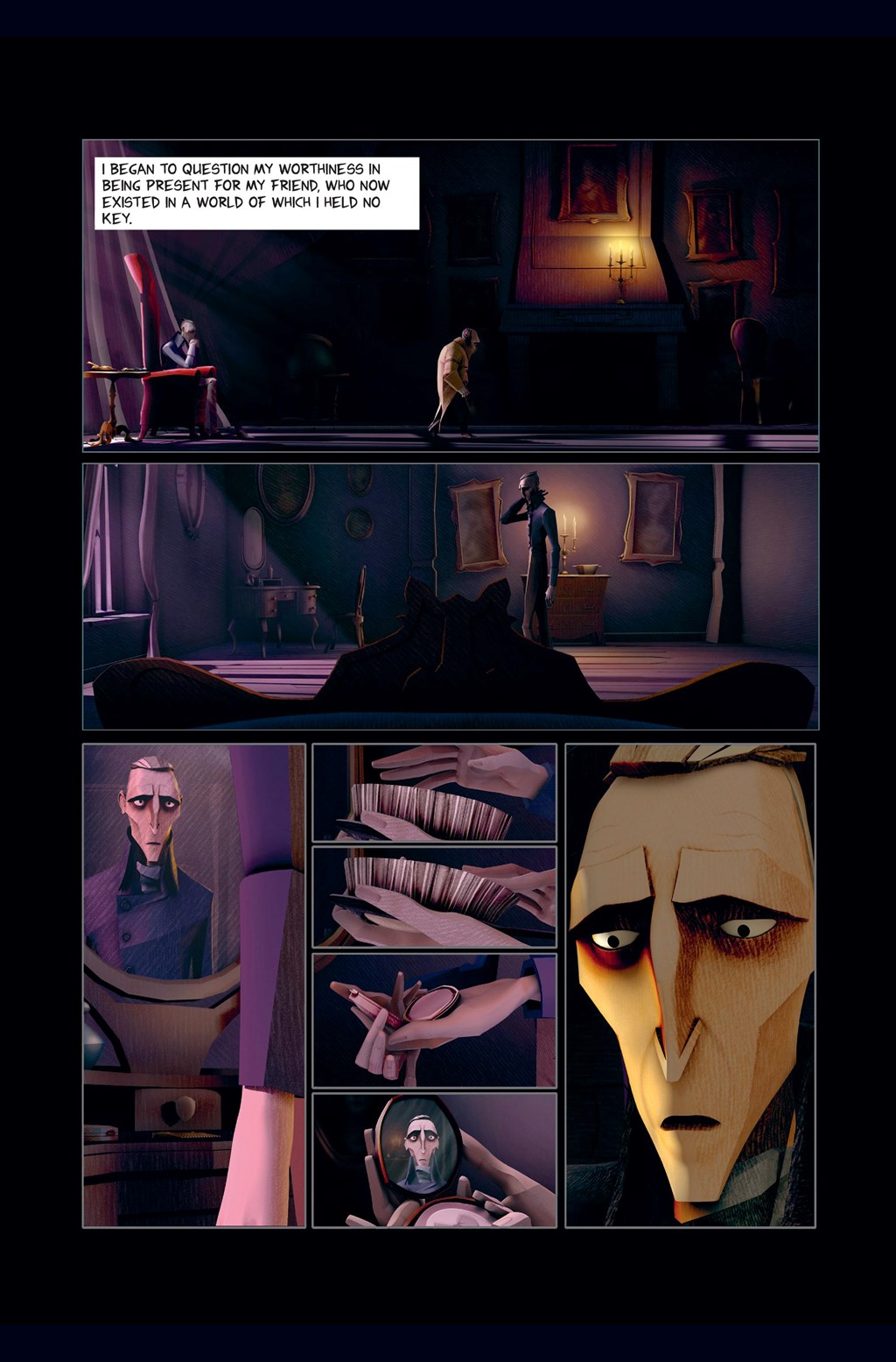 Read online The Fall of the House of Usher: A Graphic Novel comic -  Issue # TPB - 45