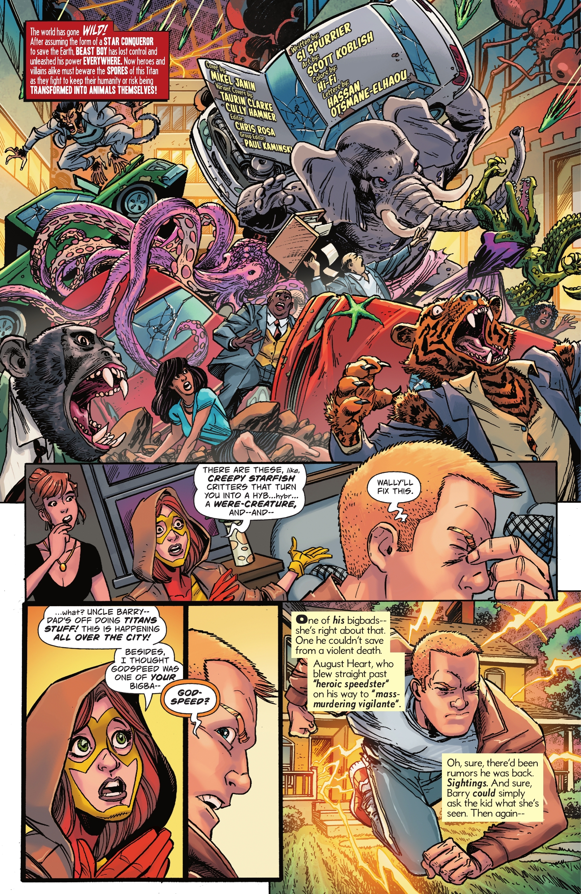Read online Titans: Beast World Tour: Central City comic -  Issue # Full - 4