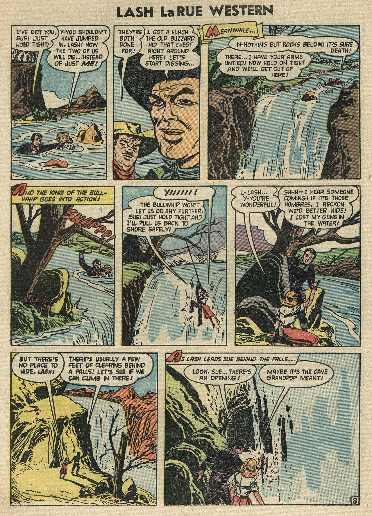 Read online Lash Larue Western (1949) comic -  Issue #47 - 10