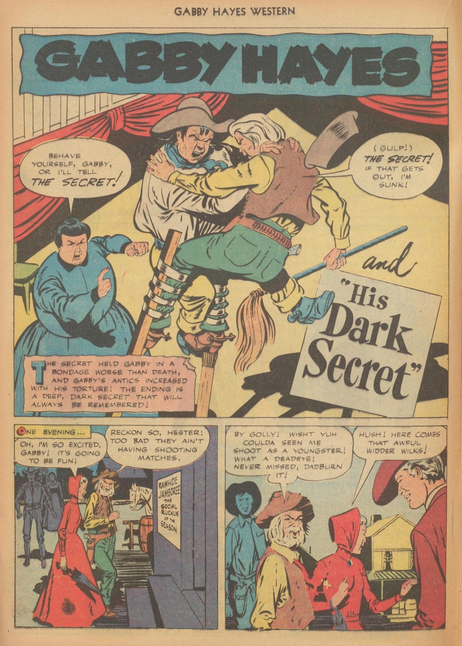 Read online Gabby Hayes Western comic -  Issue #6 - 16
