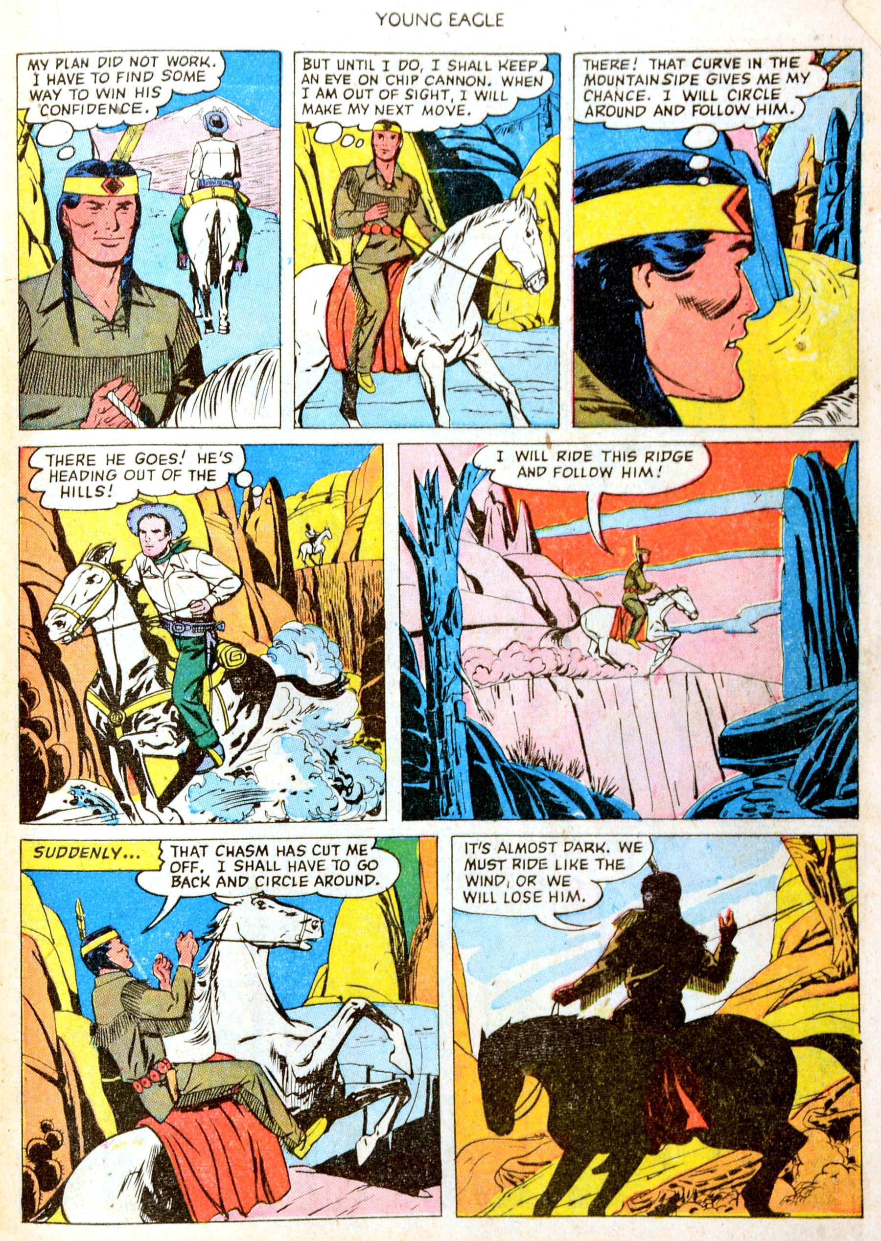 Read online Young Eagle comic -  Issue #4 - 17