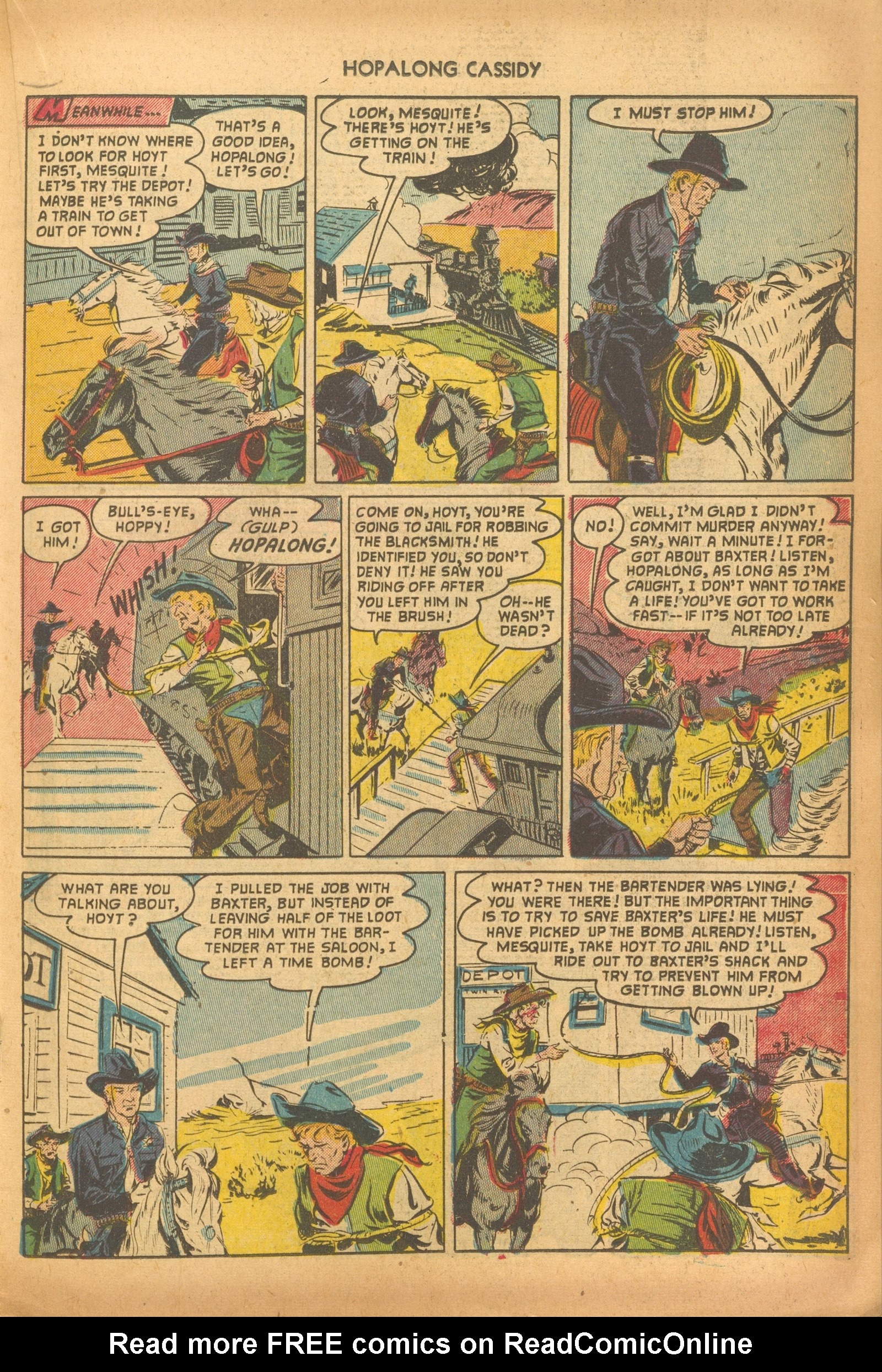 Read online Hopalong Cassidy comic -  Issue #72 - 19