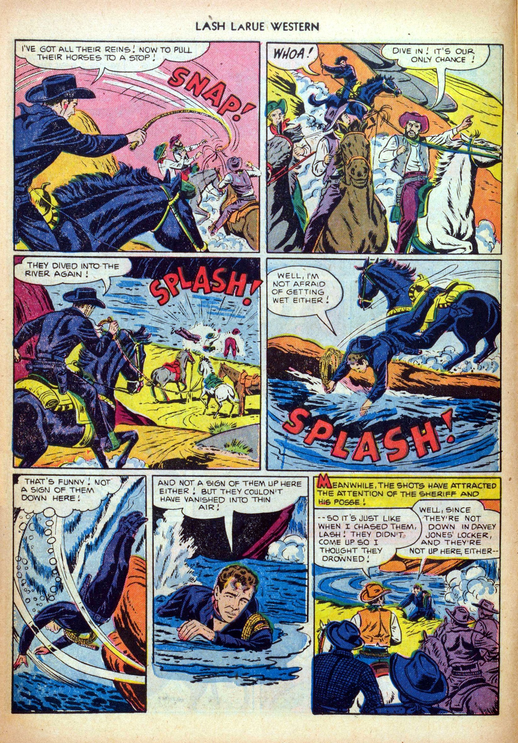 Read online Lash Larue Western (1949) comic -  Issue #28 - 8