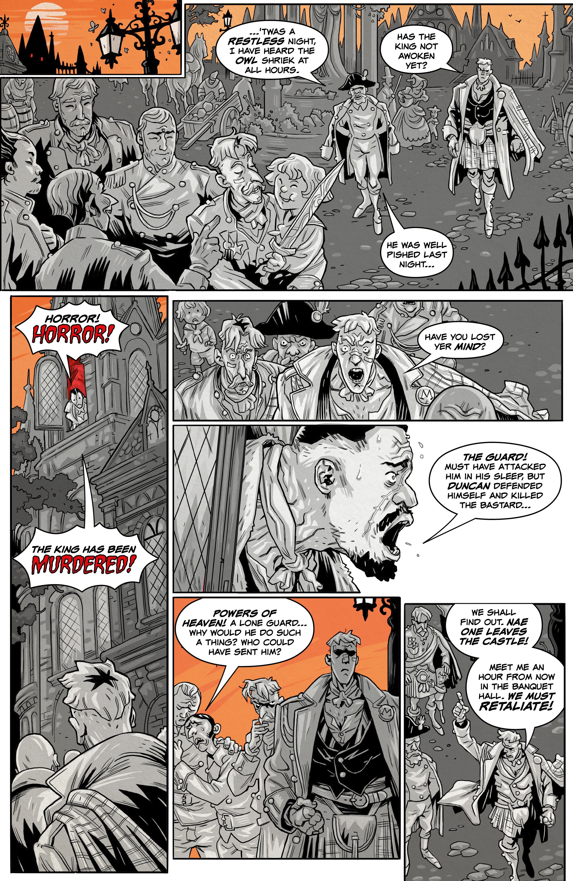 Read online Macbeth: A Tale of Horror comic -  Issue # TPB - 35