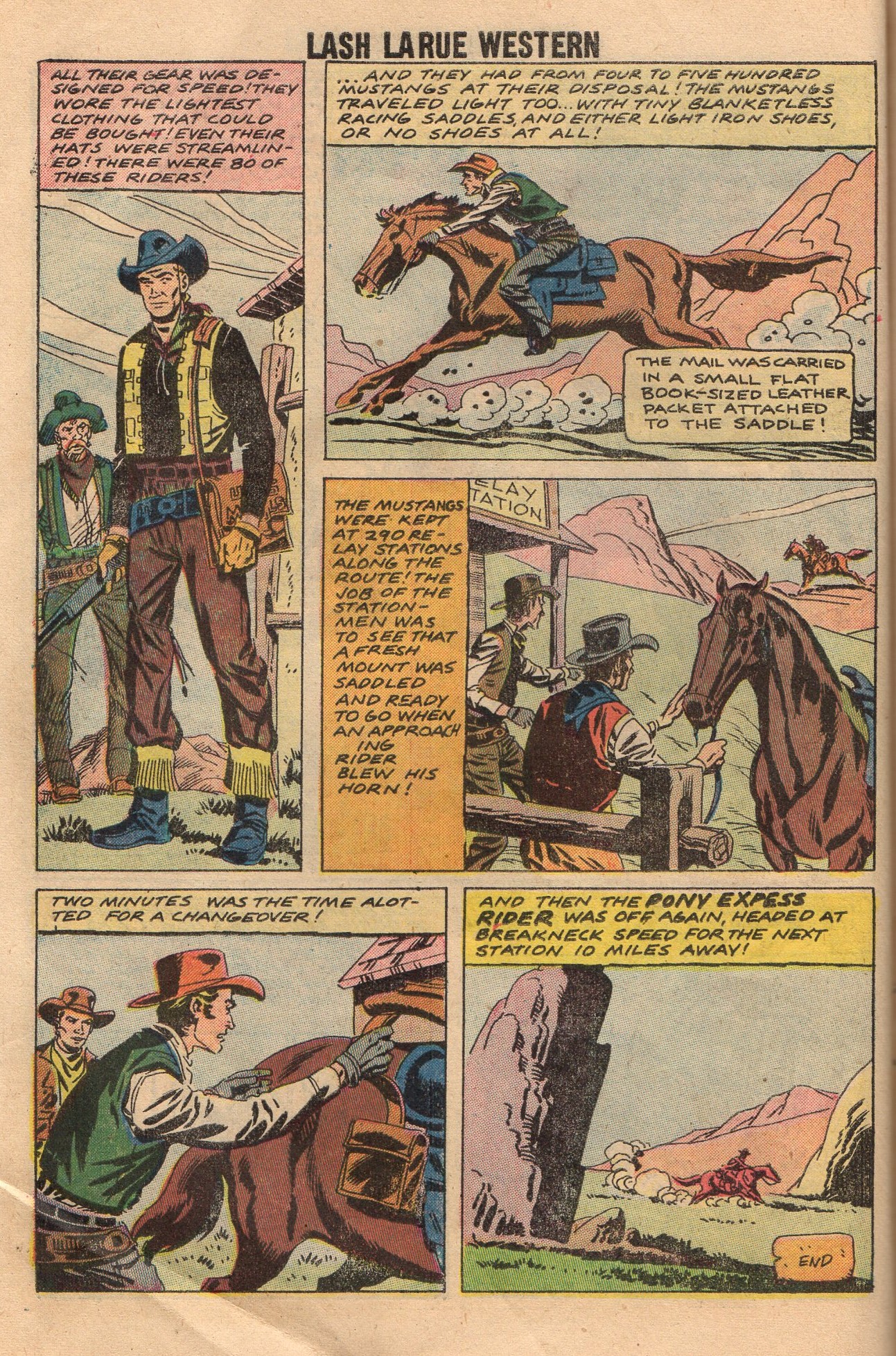 Read online Lash Larue Western (1949) comic -  Issue #70 - 10