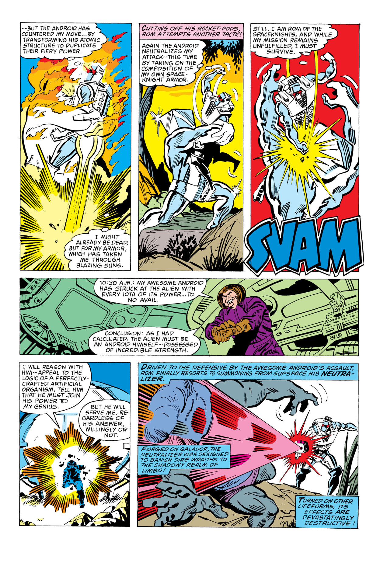 Read online Rom: The Original Marvel Years Omnibus comic -  Issue # TPB (Part 3) - 86