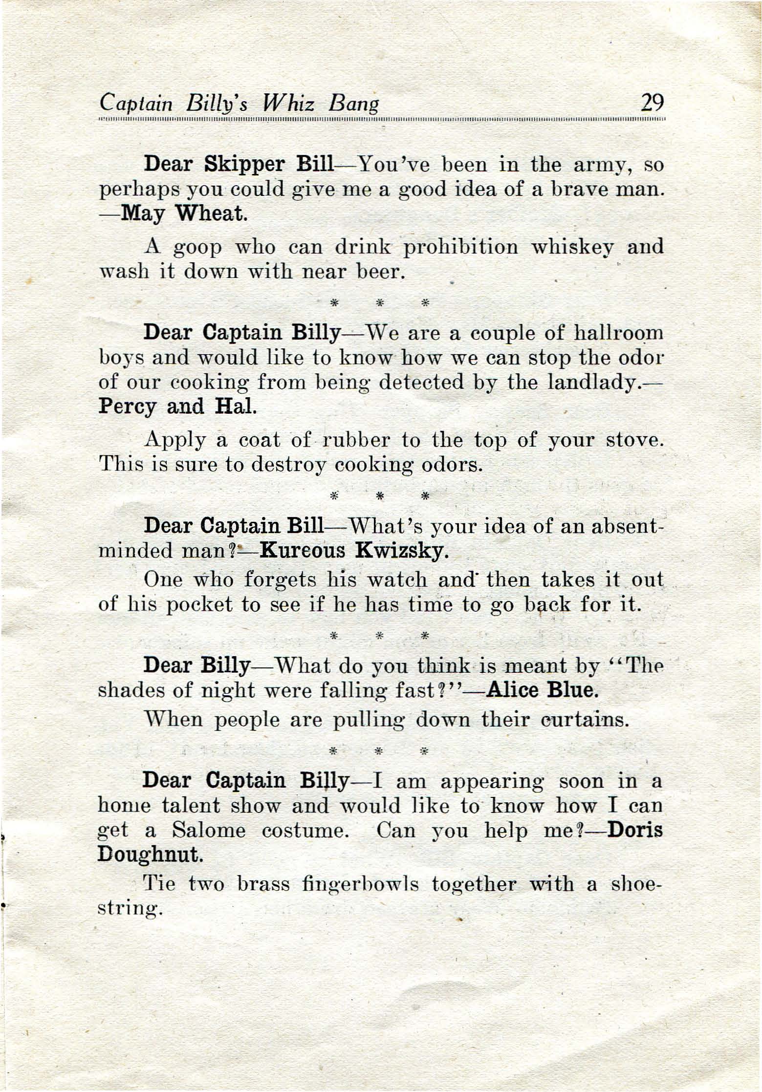 Read online Captain Billy's Whiz Bang comic -  Issue #19 - 31