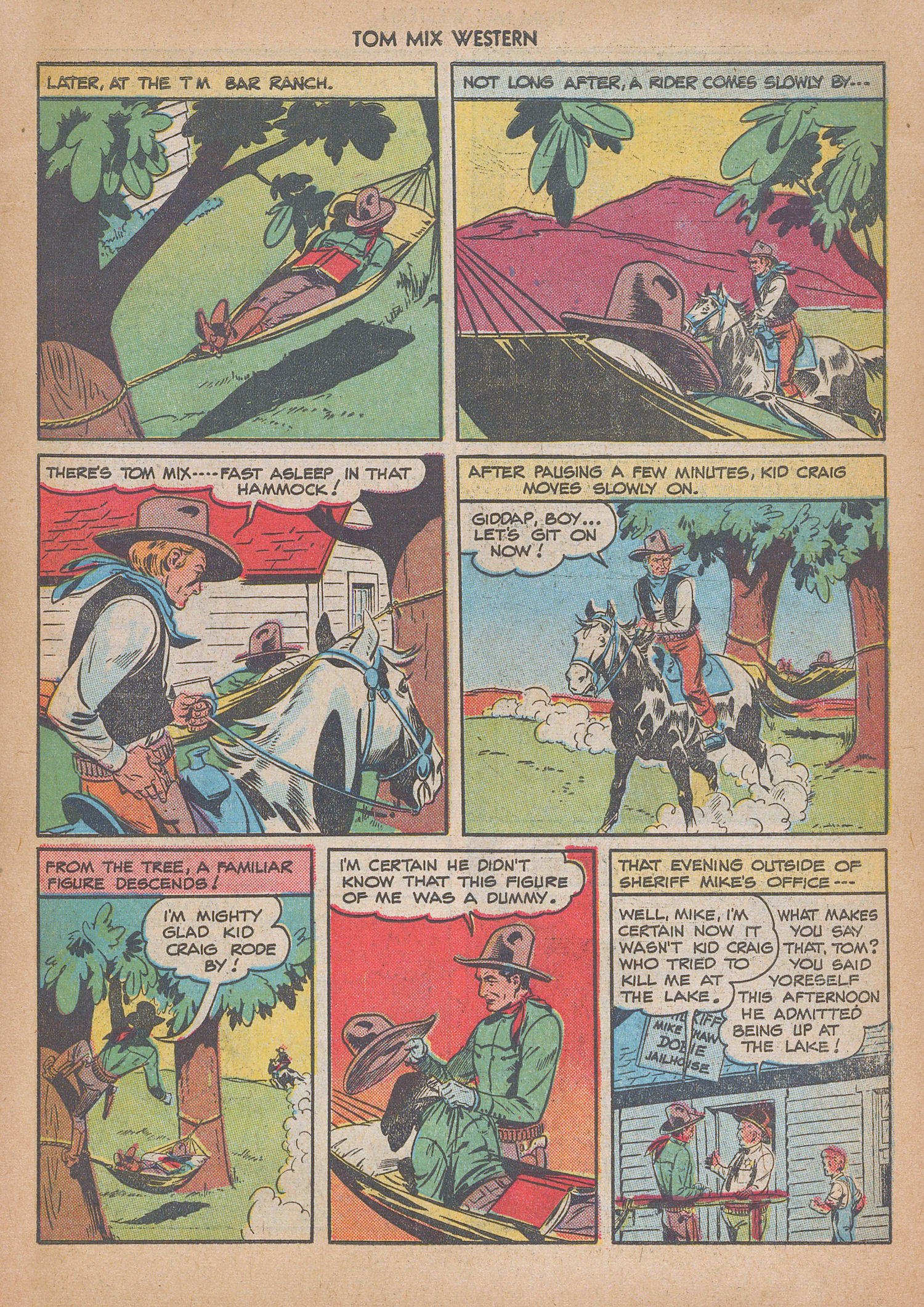 Read online Tom Mix Western (1948) comic -  Issue #14 - 7