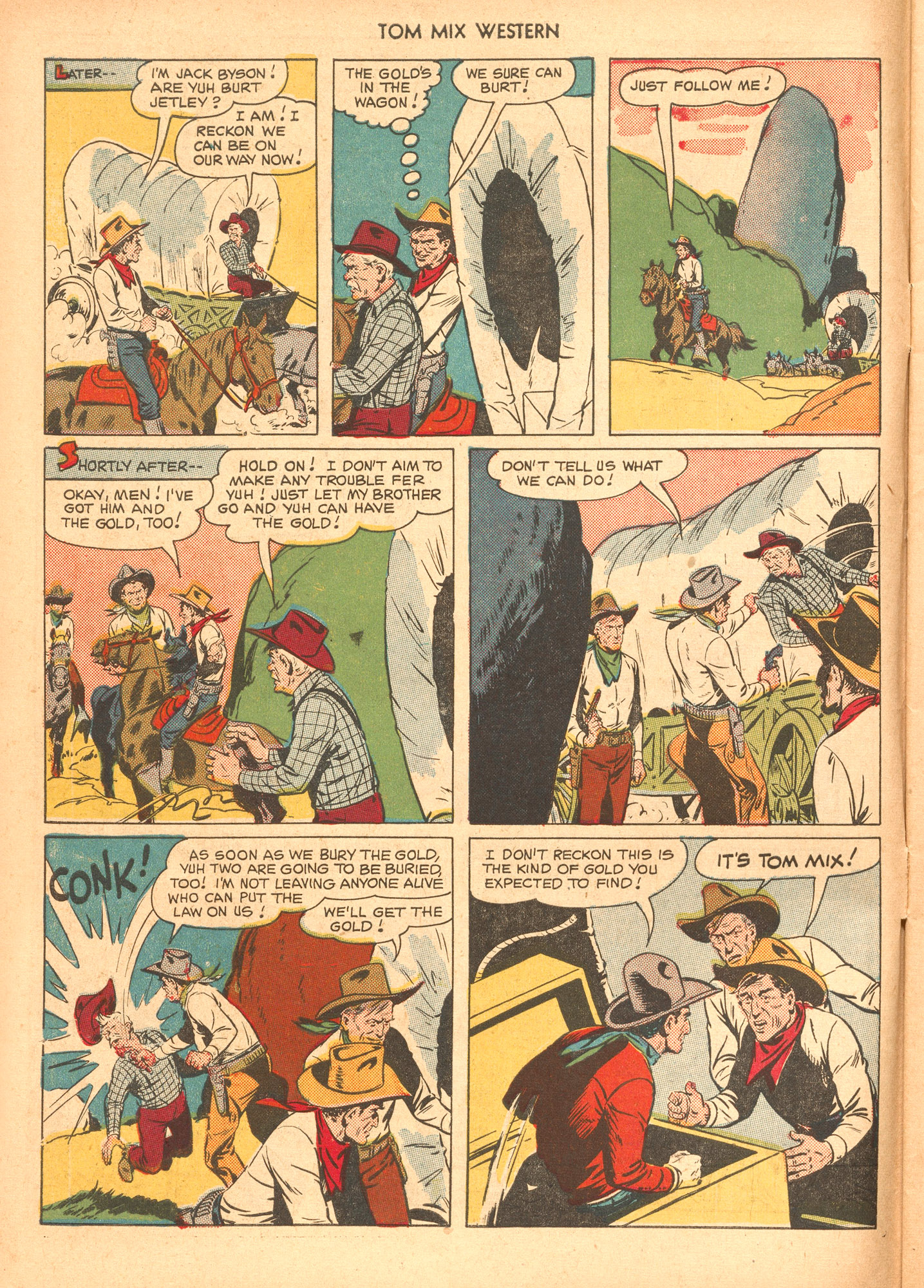 Read online Tom Mix Western (1948) comic -  Issue #36 - 10