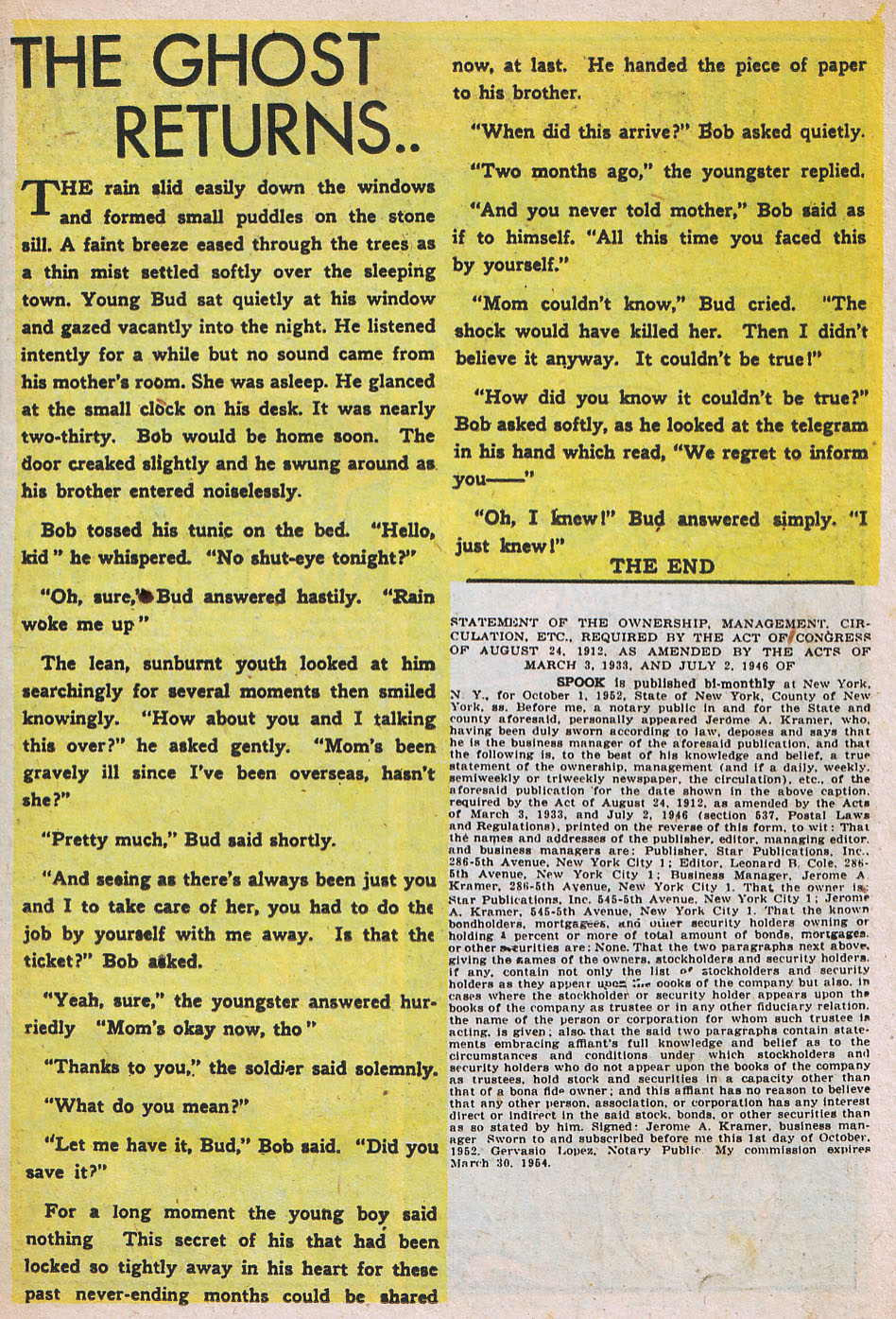 Read online Spook comic -  Issue #24 - 23