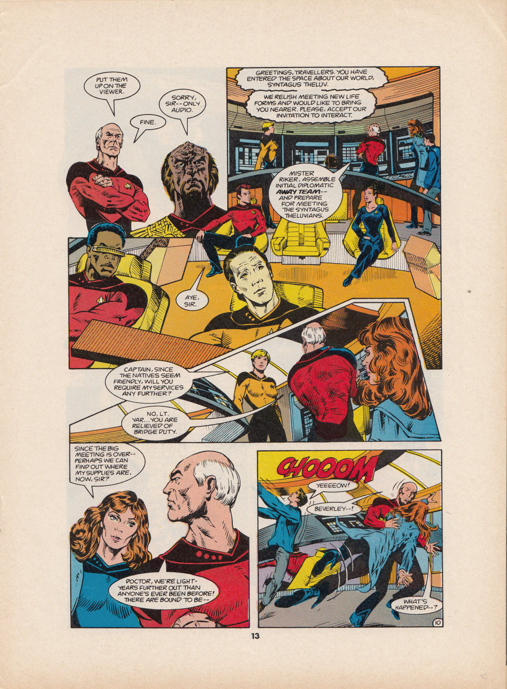 Read online Star Trek The Next Generation (1990) comic -  Issue #1 - 13