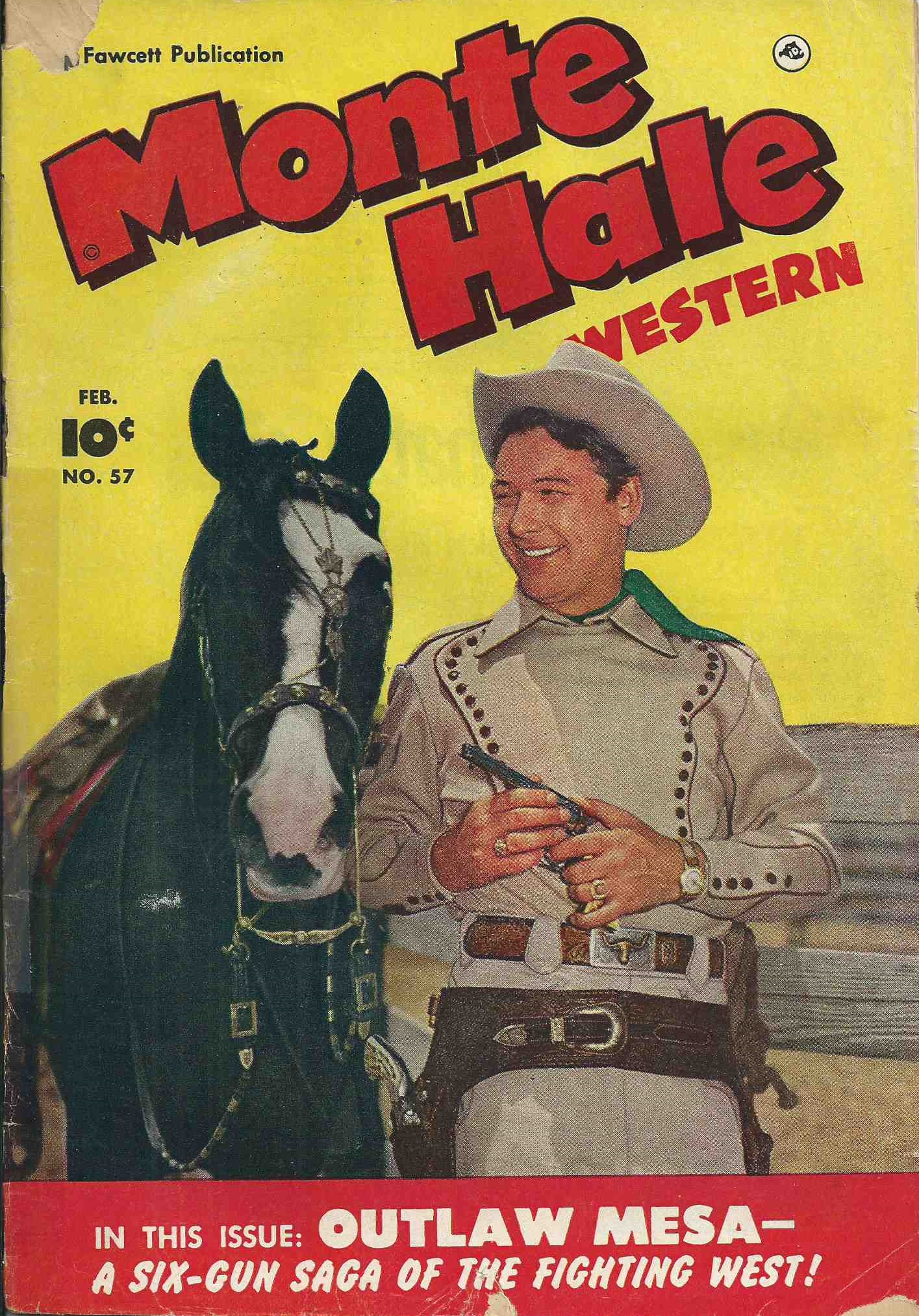 Read online Monte Hale Western comic -  Issue #57 - 1