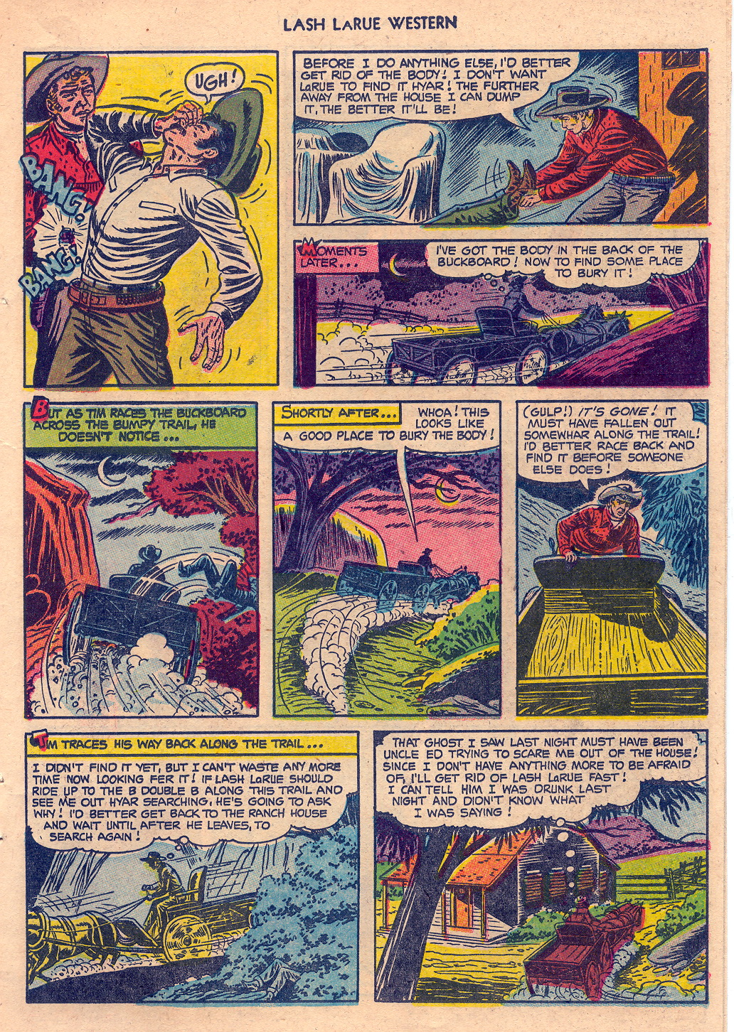 Read online Lash Larue Western (1949) comic -  Issue #45 - 11