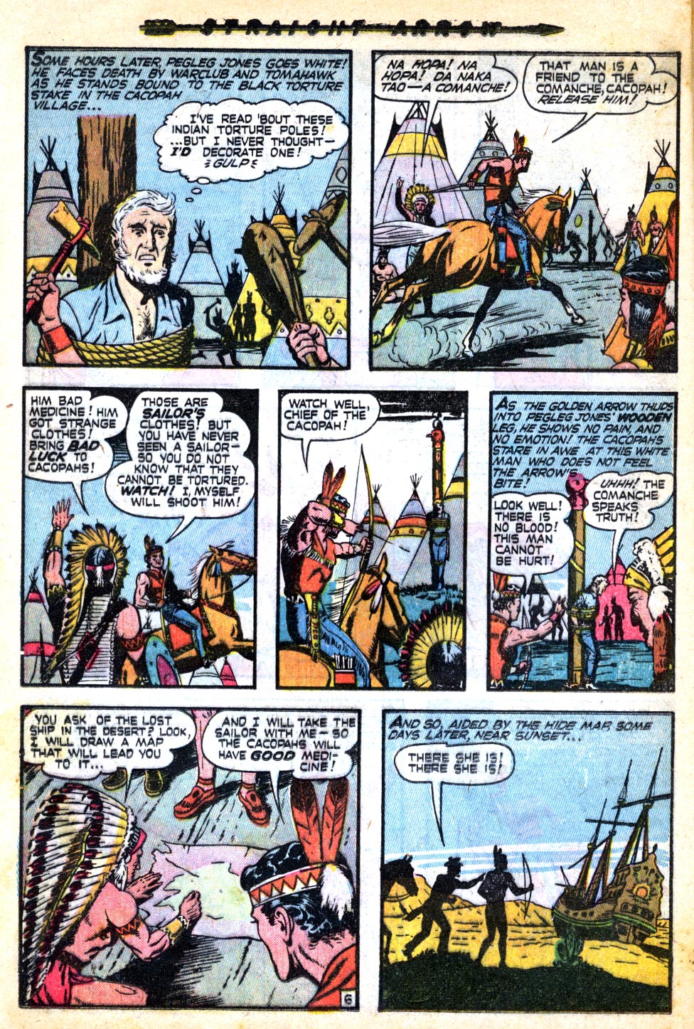 Read online Straight Arrow comic -  Issue #7 - 16