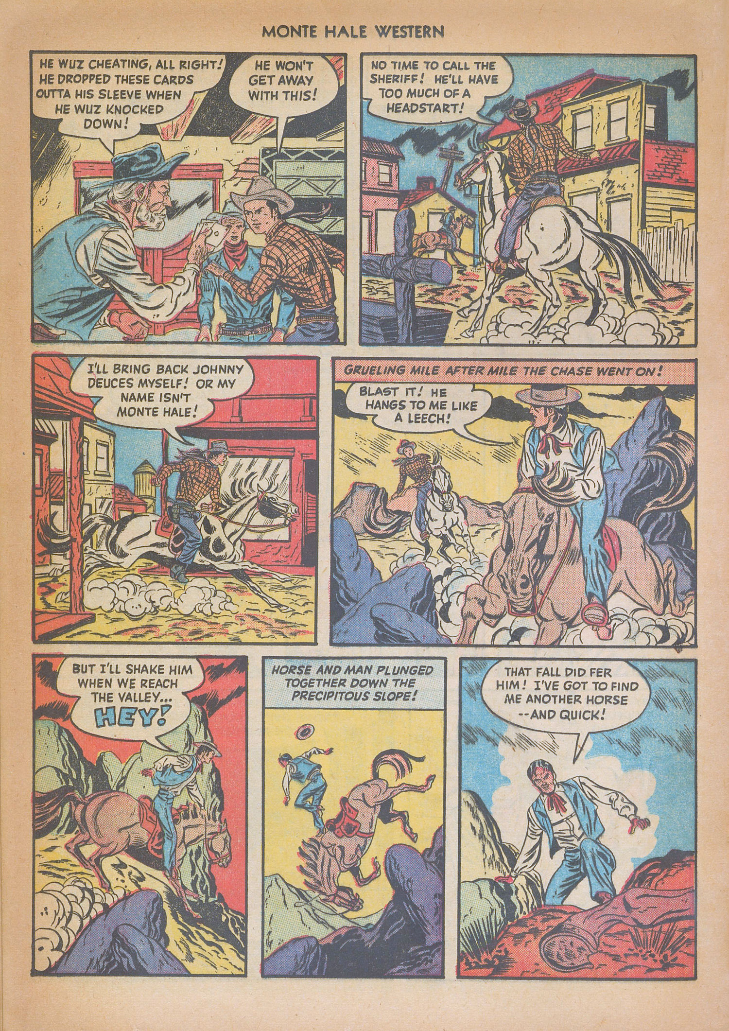Read online Monte Hale Western comic -  Issue #32 - 28