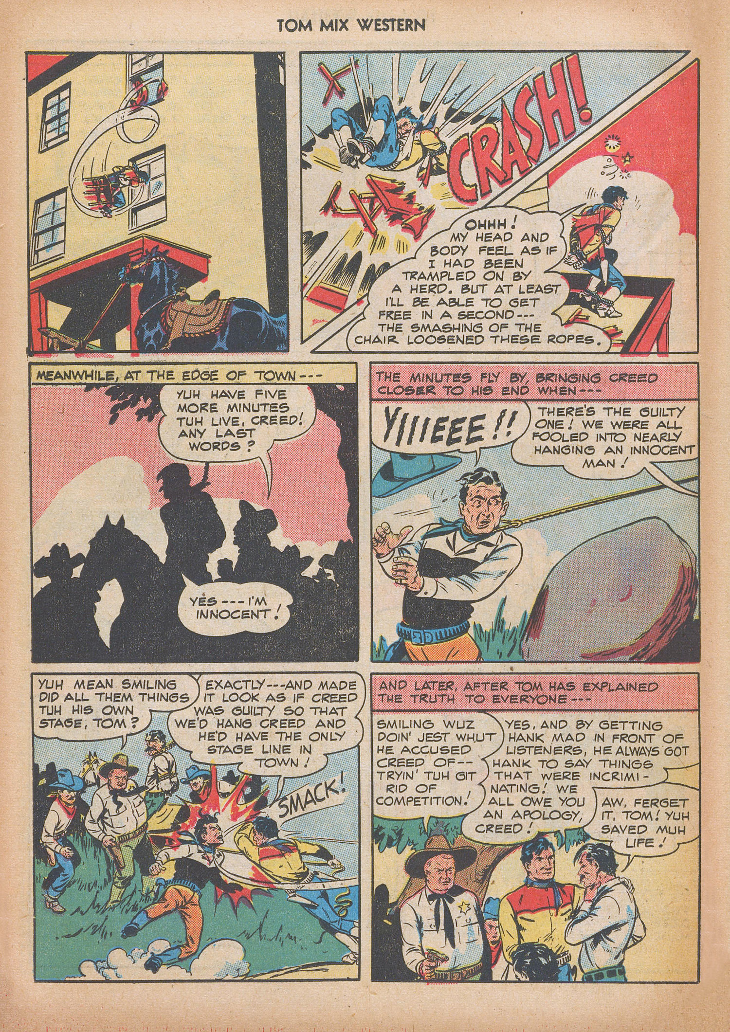 Read online Tom Mix Western (1948) comic -  Issue #10 - 38