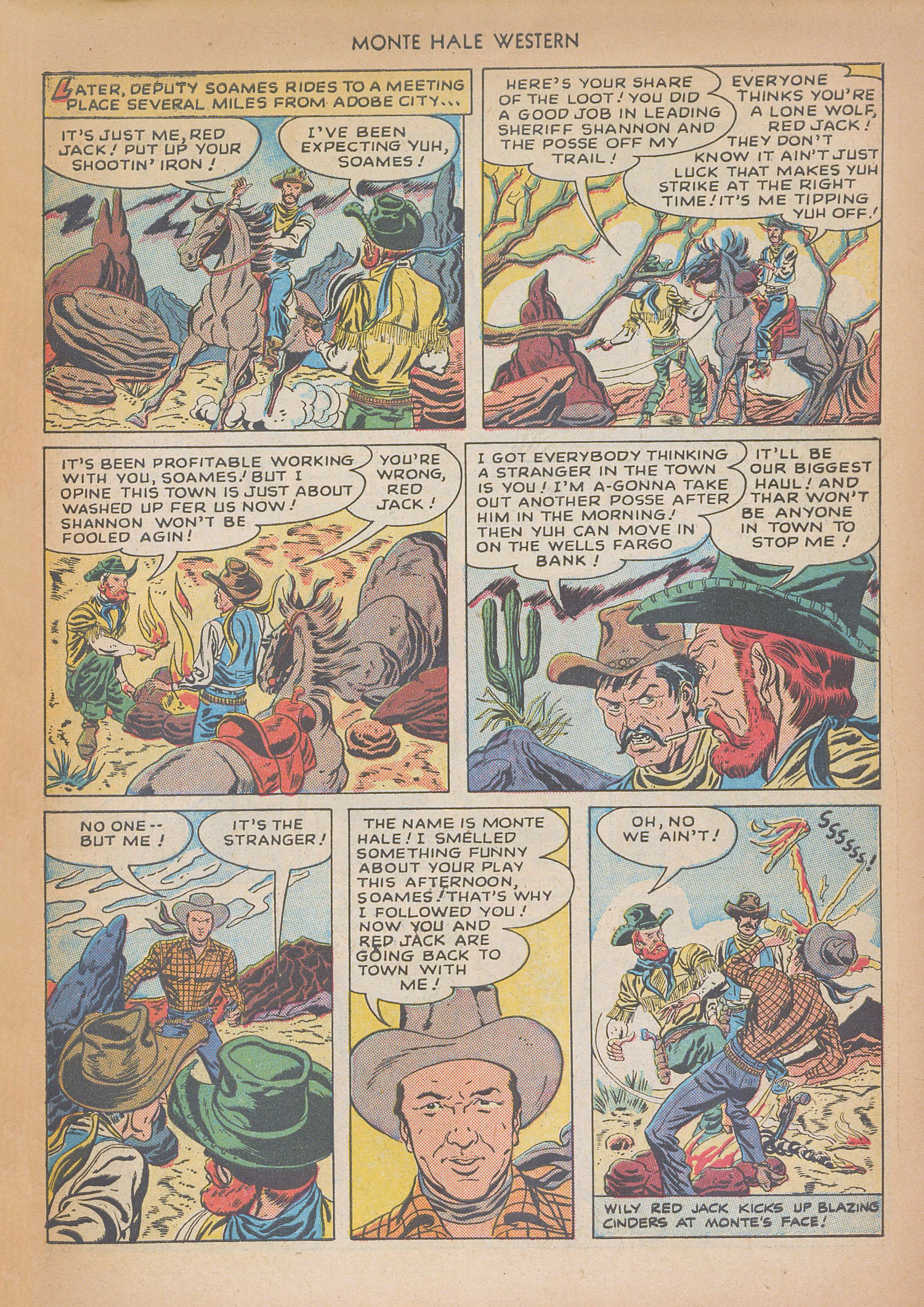 Read online Monte Hale Western comic -  Issue #32 - 19