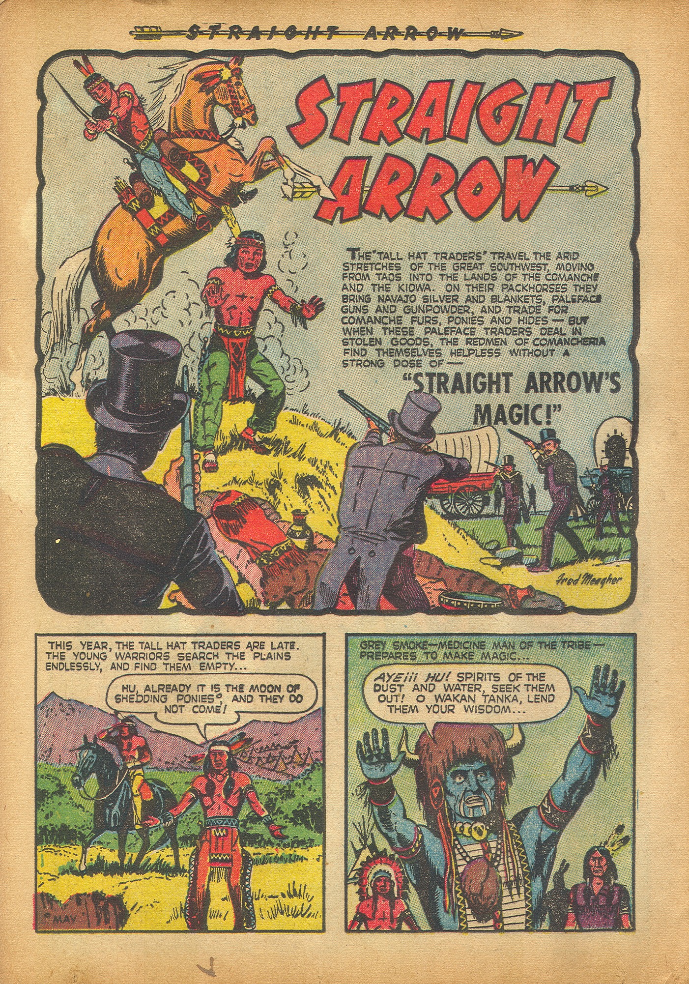 Read online Straight Arrow comic -  Issue #25 - 12