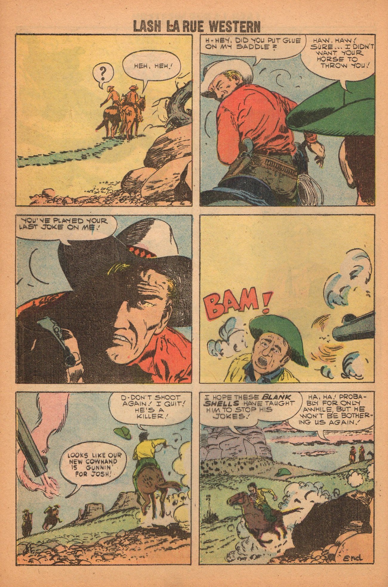 Read online Lash Larue Western (1949) comic -  Issue #71 - 29