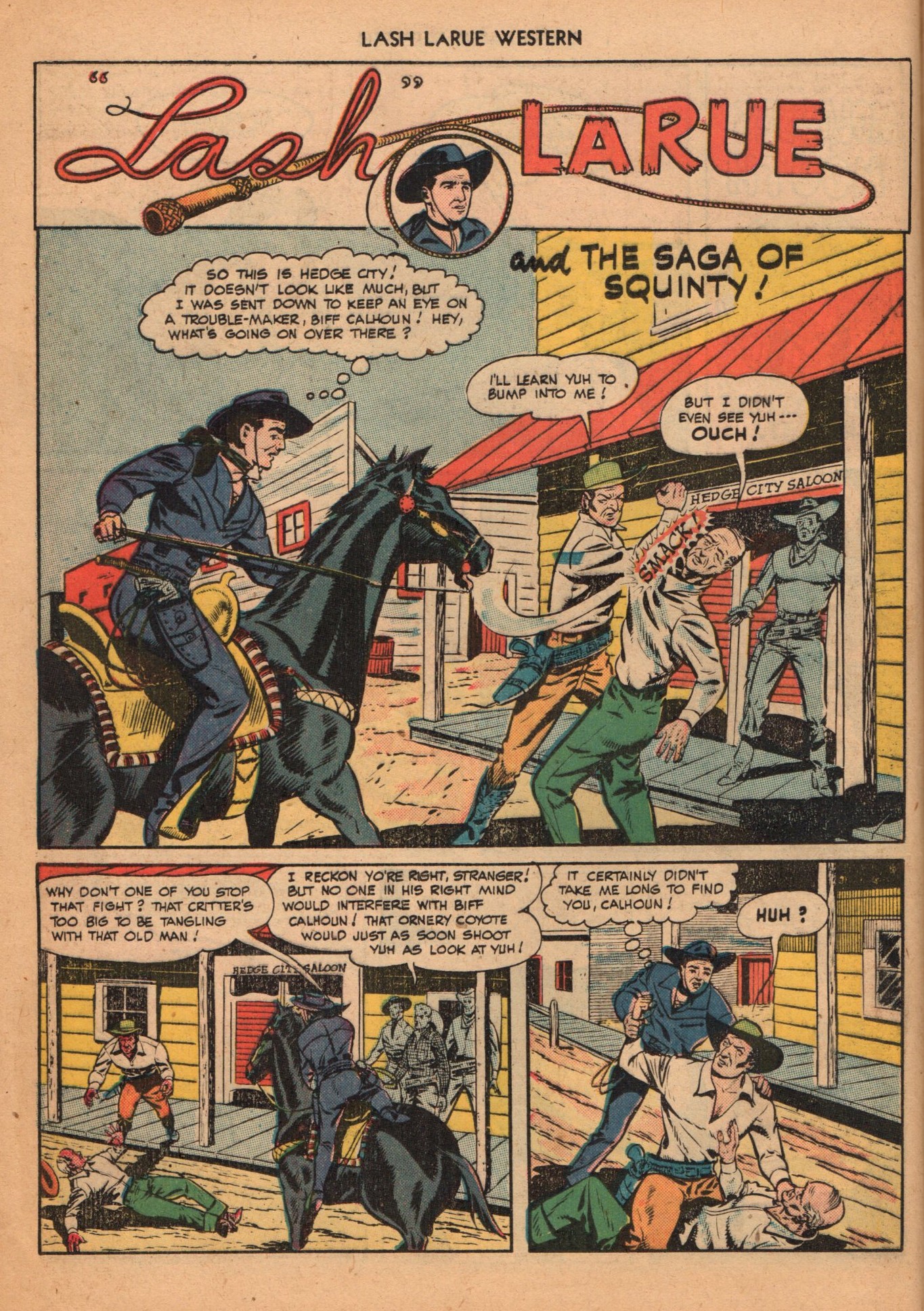 Read online Lash Larue Western (1949) comic -  Issue #2 - 12