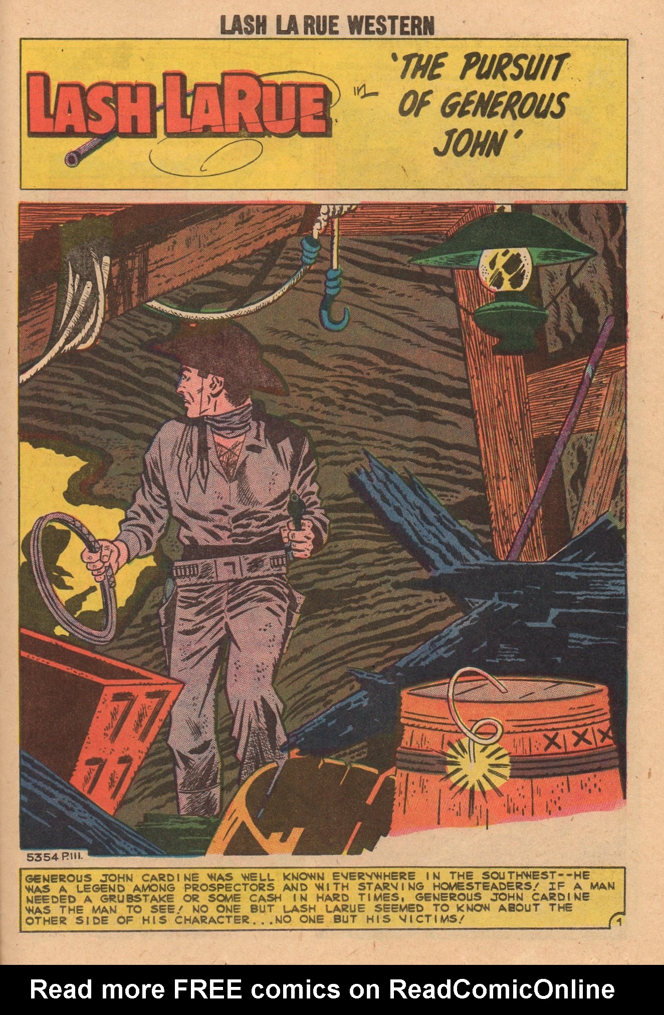 Read online Lash Larue Western (1949) comic -  Issue #74 - 23