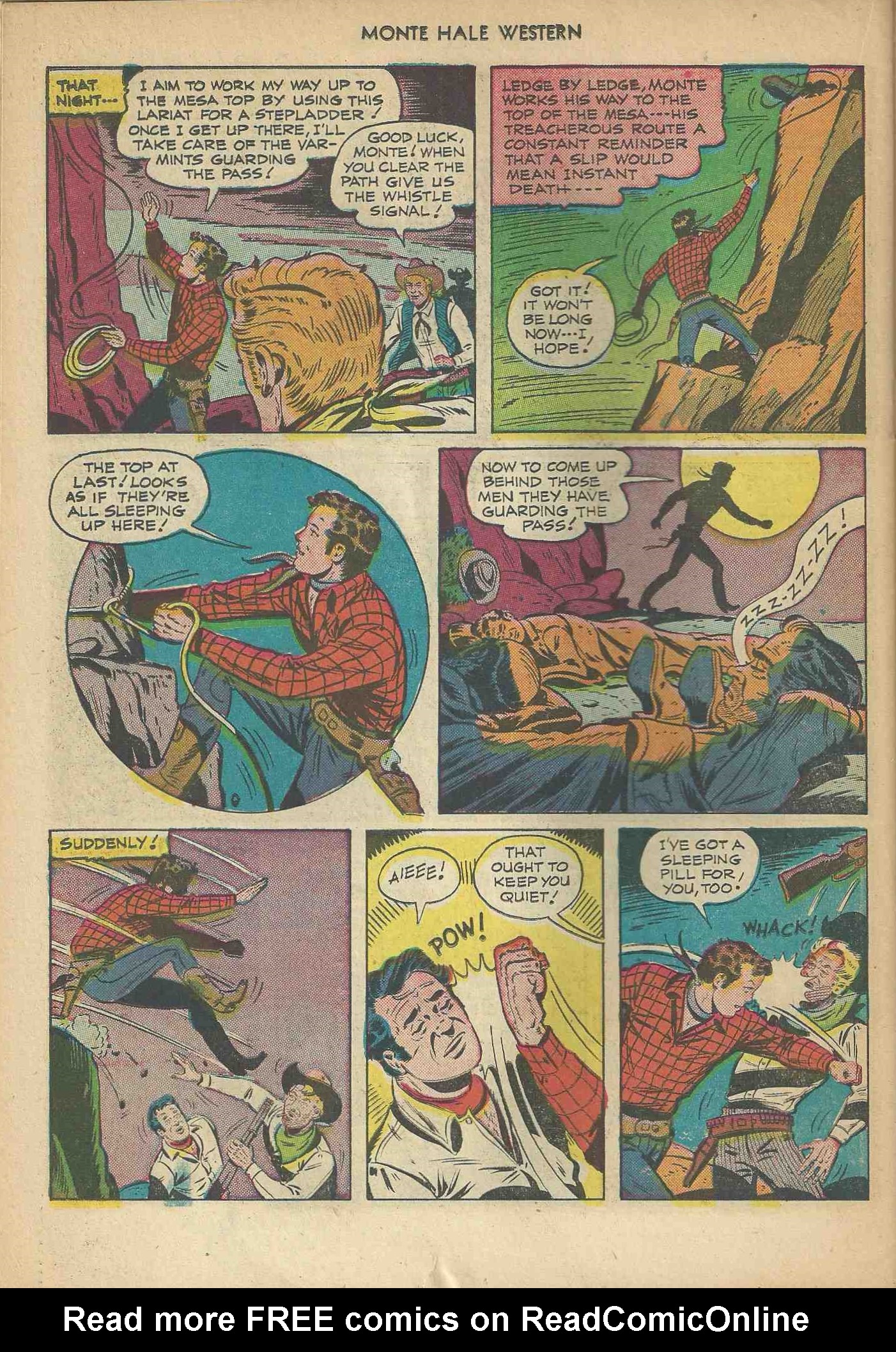 Read online Monte Hale Western comic -  Issue #57 - 22
