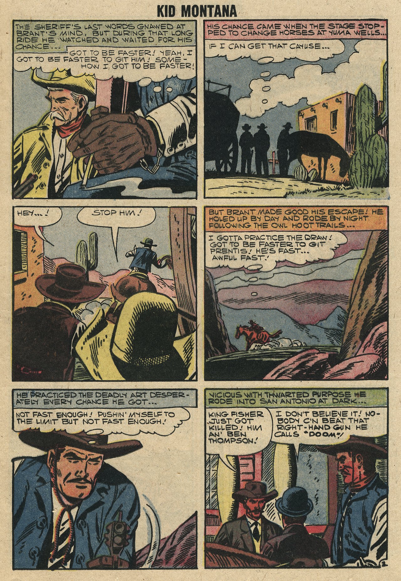 Read online Kid Montana comic -  Issue #12 - 13