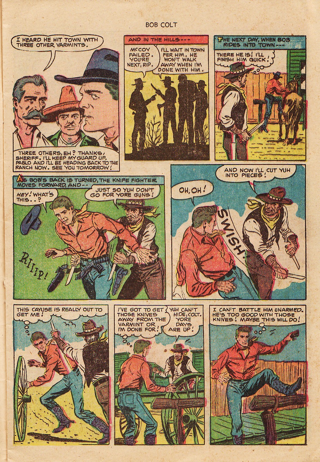 Read online Bob Colt Western comic -  Issue #7 - 9