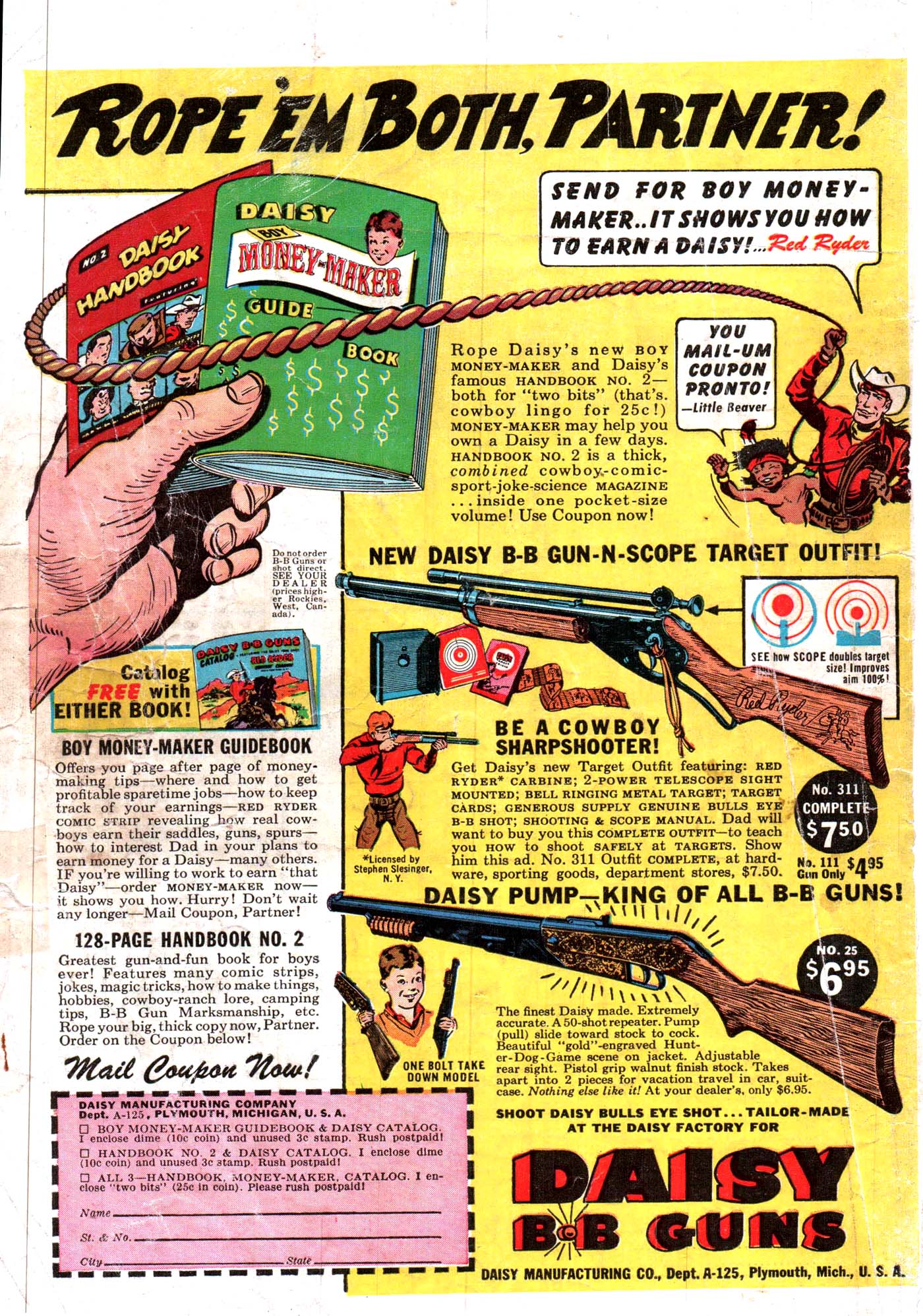 Read online Monte Hale Western comic -  Issue #50 - 52