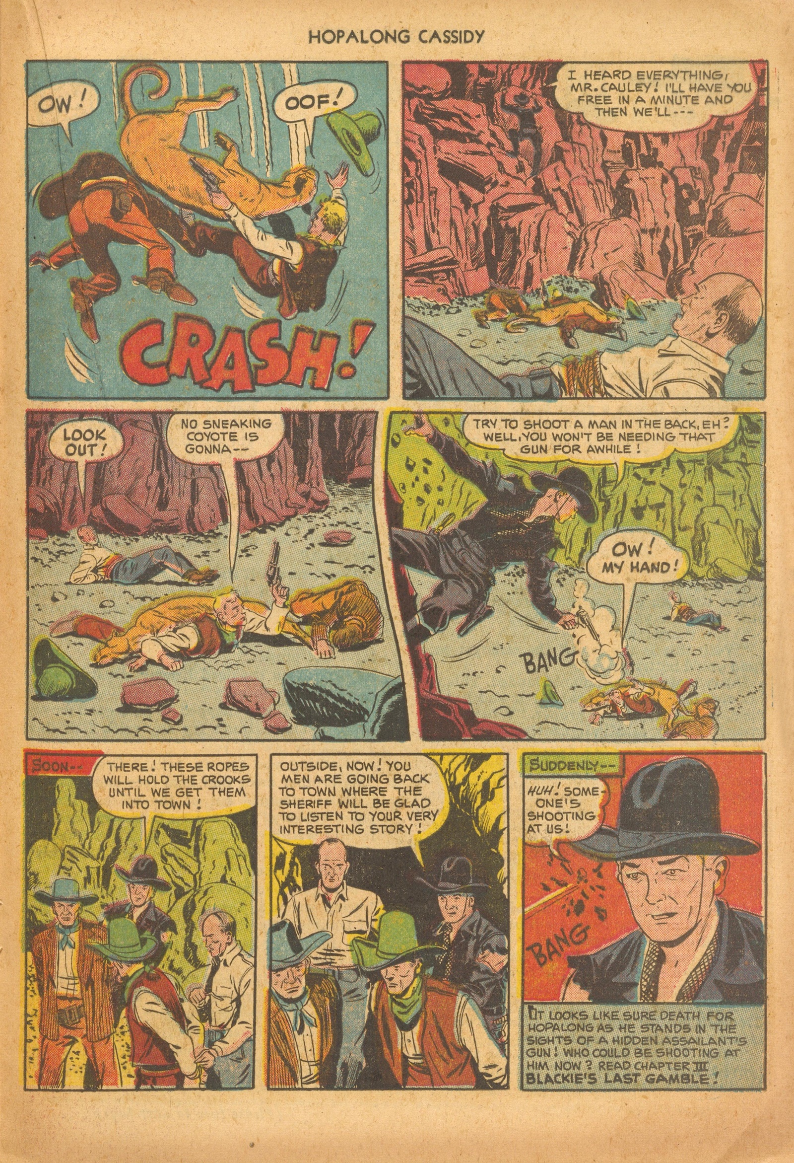 Read online Hopalong Cassidy comic -  Issue #69 - 21