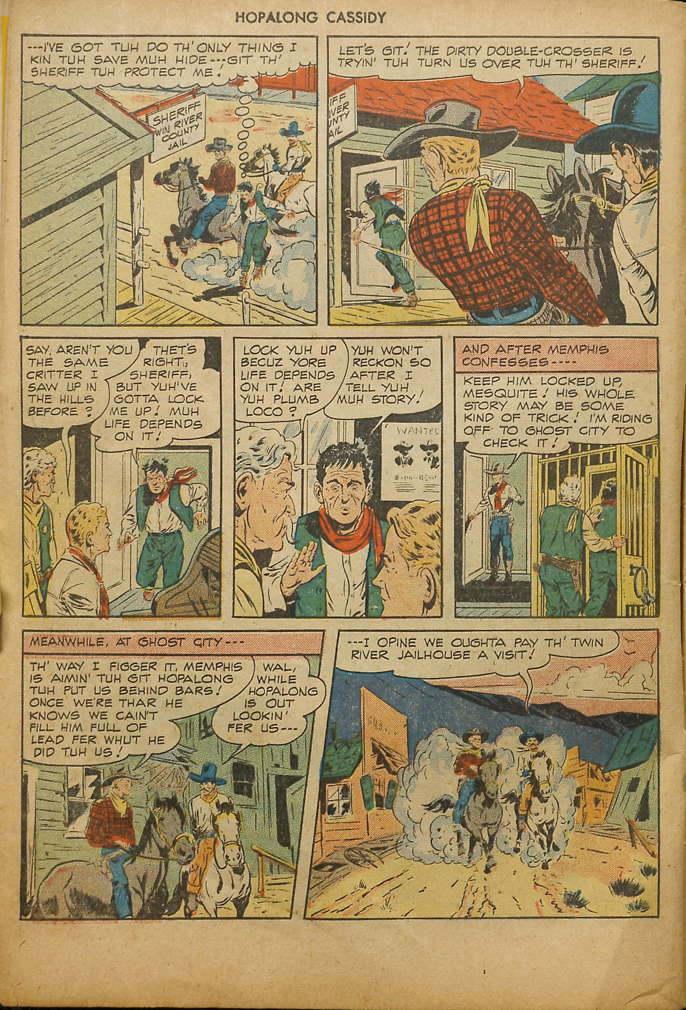 Read online Hopalong Cassidy comic -  Issue #24 - 10