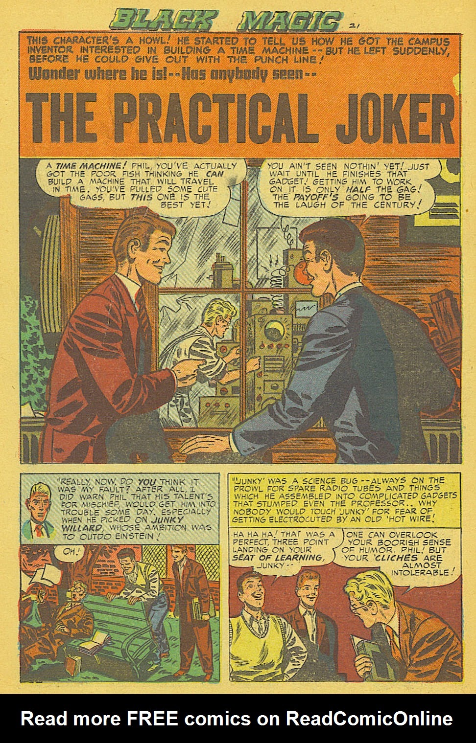 Read online Black Magic (1950) comic -  Issue #21 - 12