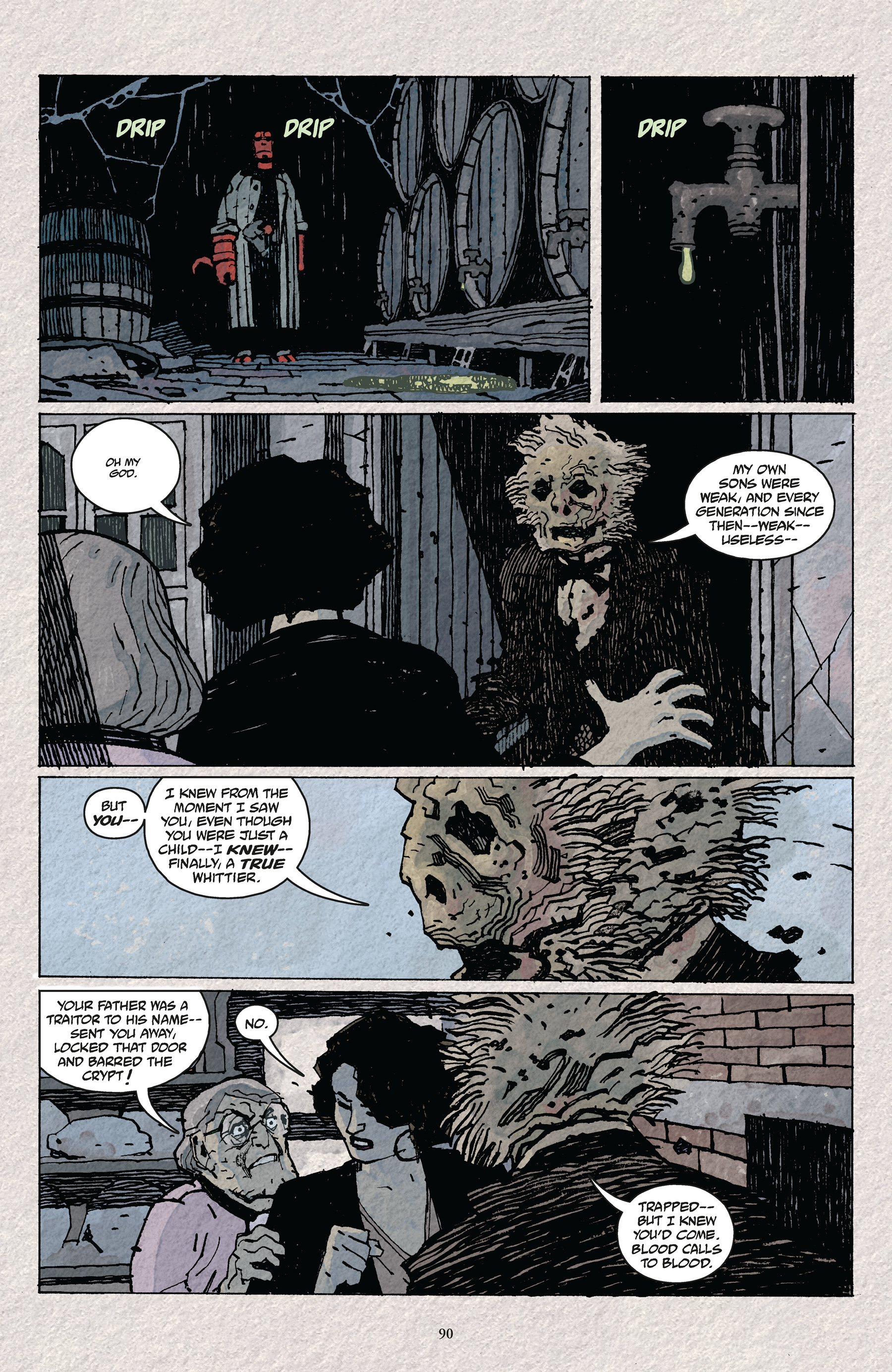 Read online Hellboy and the B.P.R.D.: The Secret of Chesbro House & Others comic -  Issue # TPB (Part 1) - 90