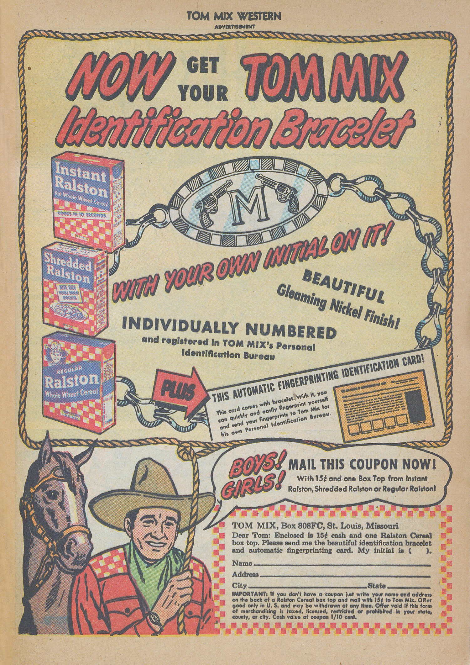 Read online Tom Mix Western (1948) comic -  Issue #12 - 41