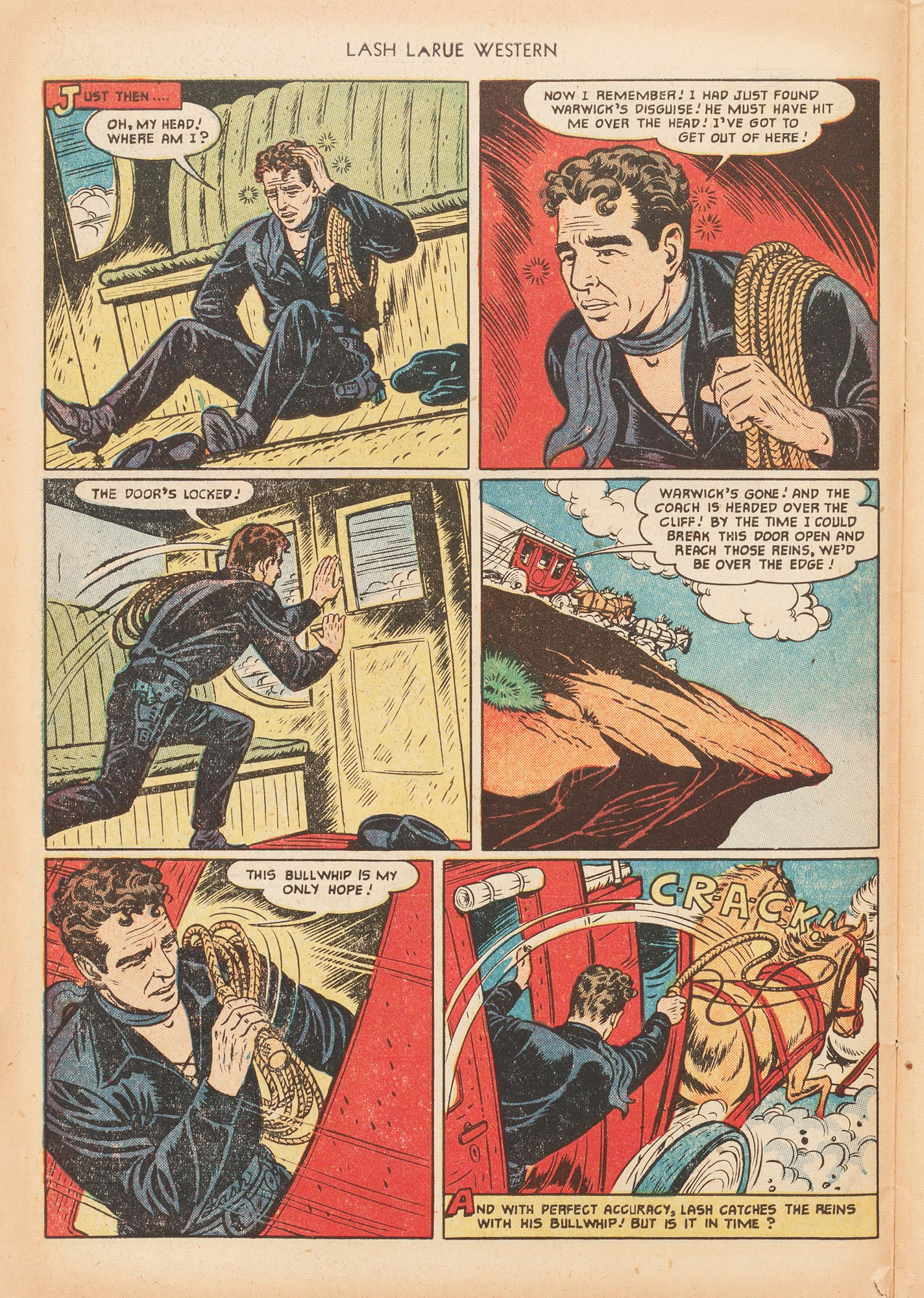 Read online Lash Larue Western (1949) comic -  Issue #20 - 10