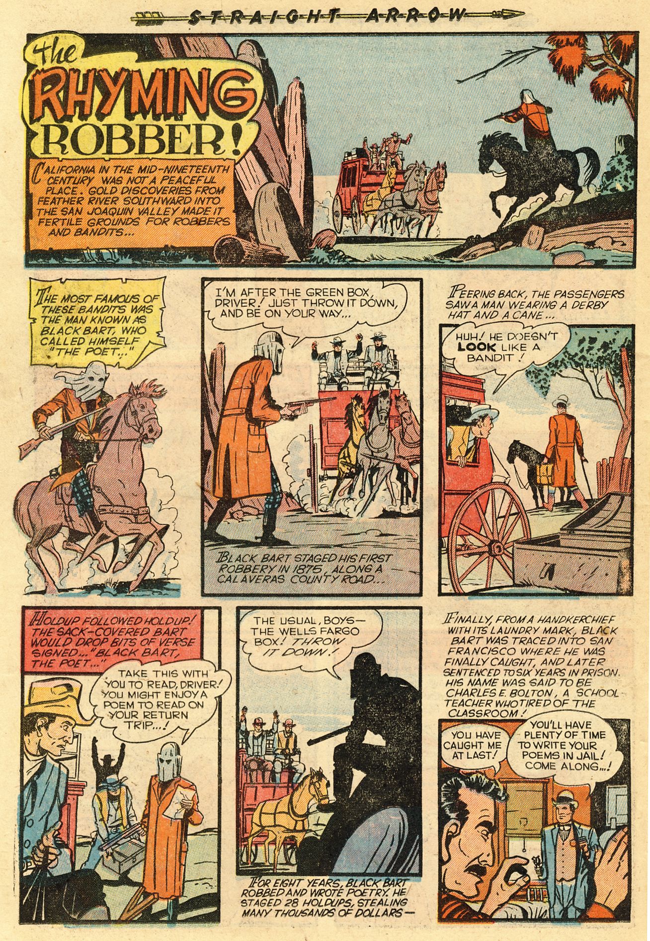 Read online Straight Arrow comic -  Issue #8 - 26