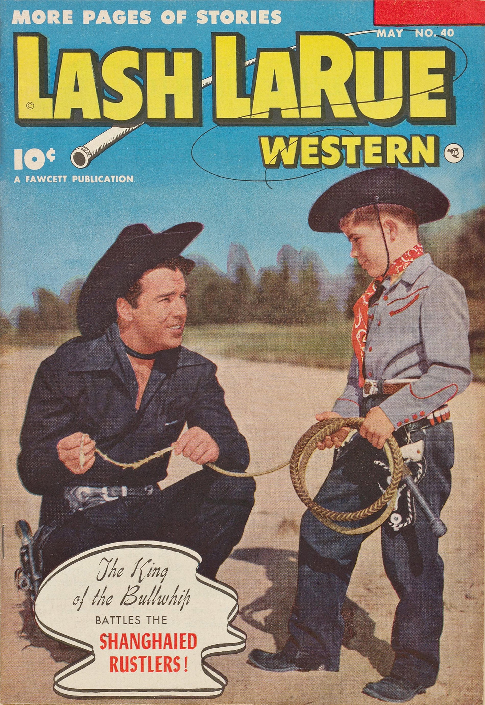 Read online Lash Larue Western (1949) comic -  Issue #40 - 1