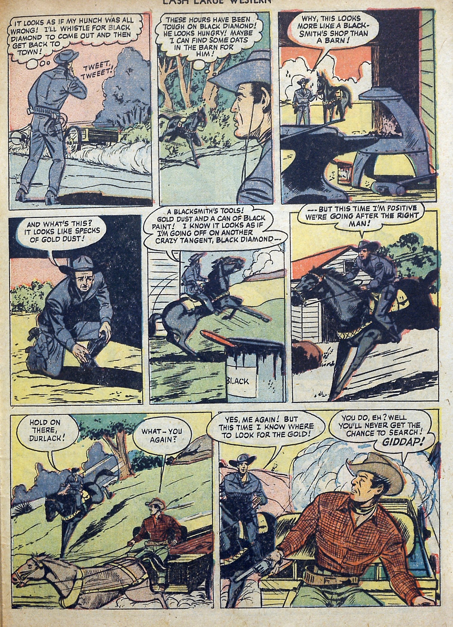 Read online Lash Larue Western (1949) comic -  Issue #3 - 33