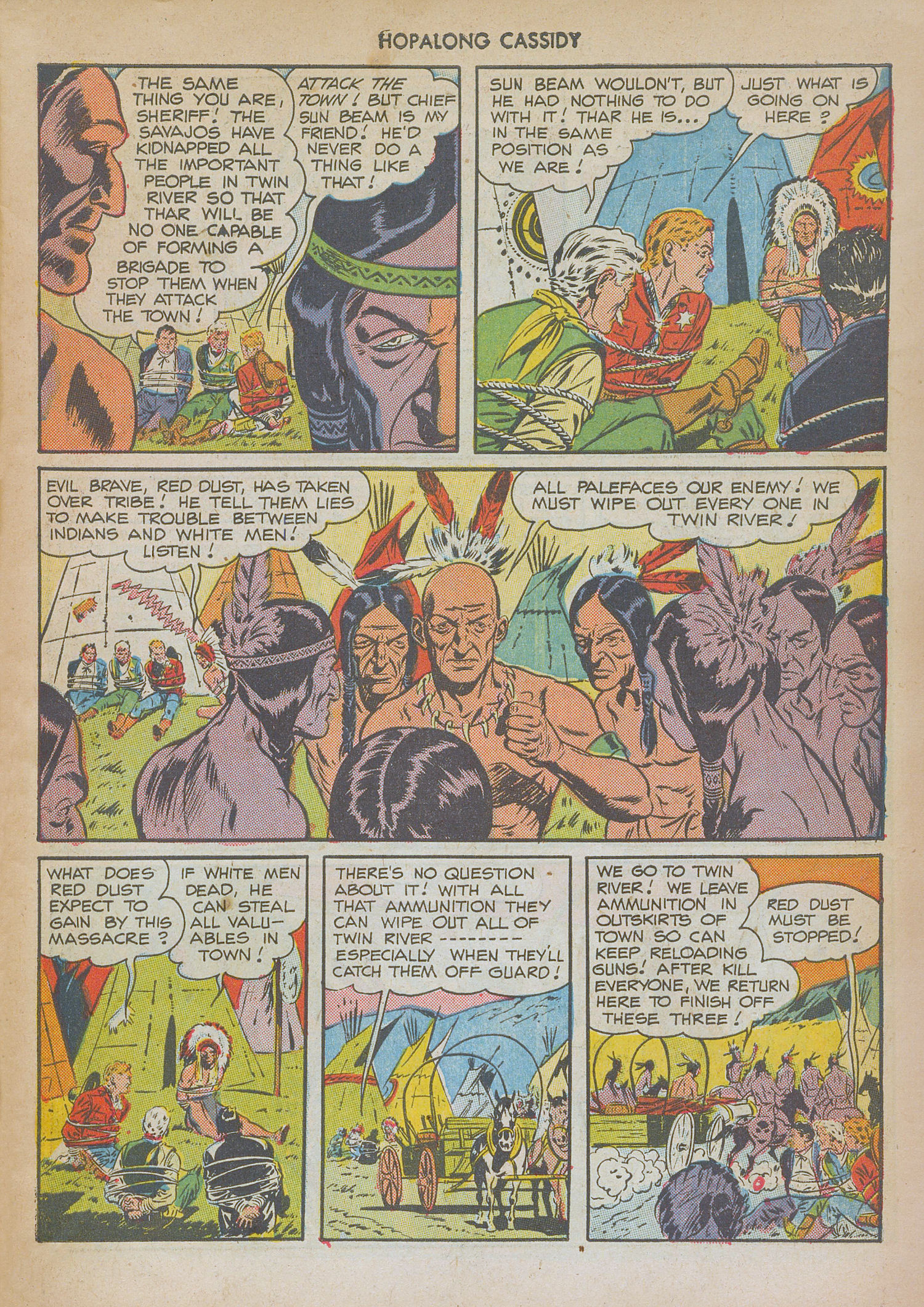 Read online Hopalong Cassidy comic -  Issue #28 - 9