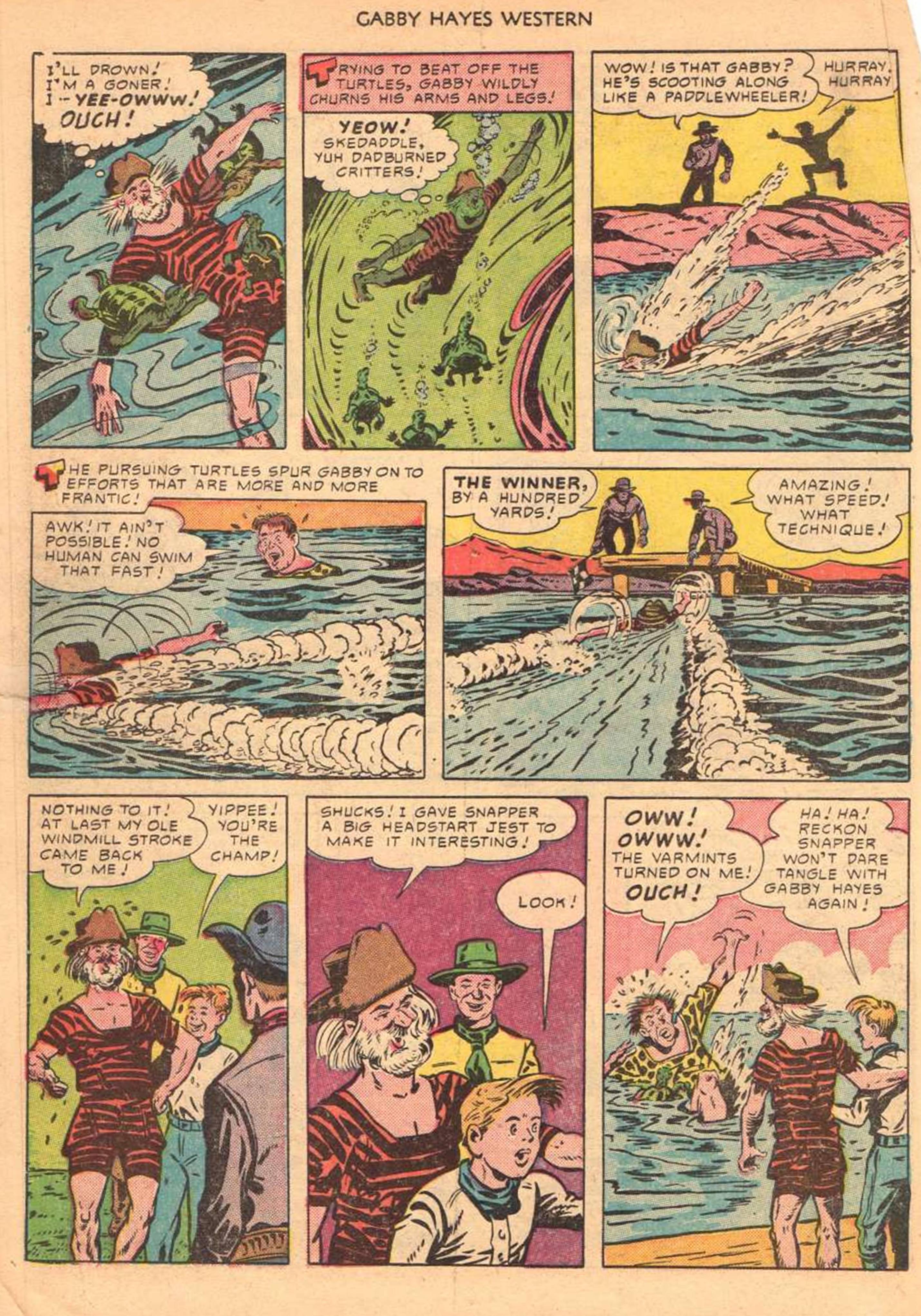 Read online Gabby Hayes Western comic -  Issue #24 - 26