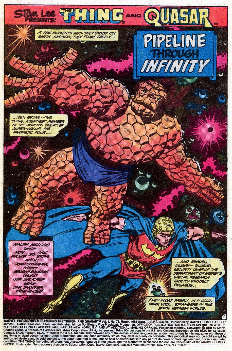Read online Marvel Two-In-One comic -  Issue #73 - 2