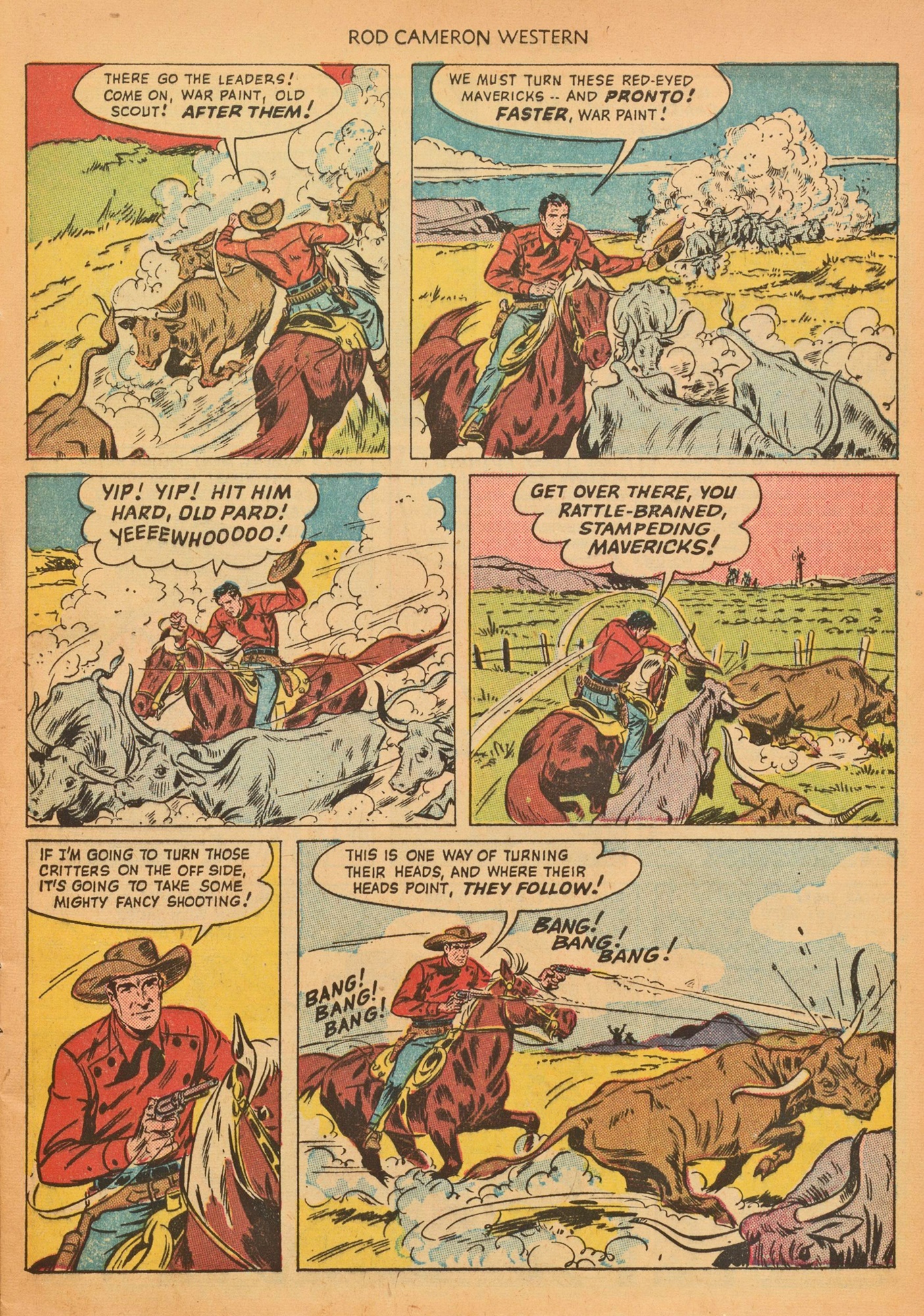 Read online Rod Cameron Western comic -  Issue #2 - 9