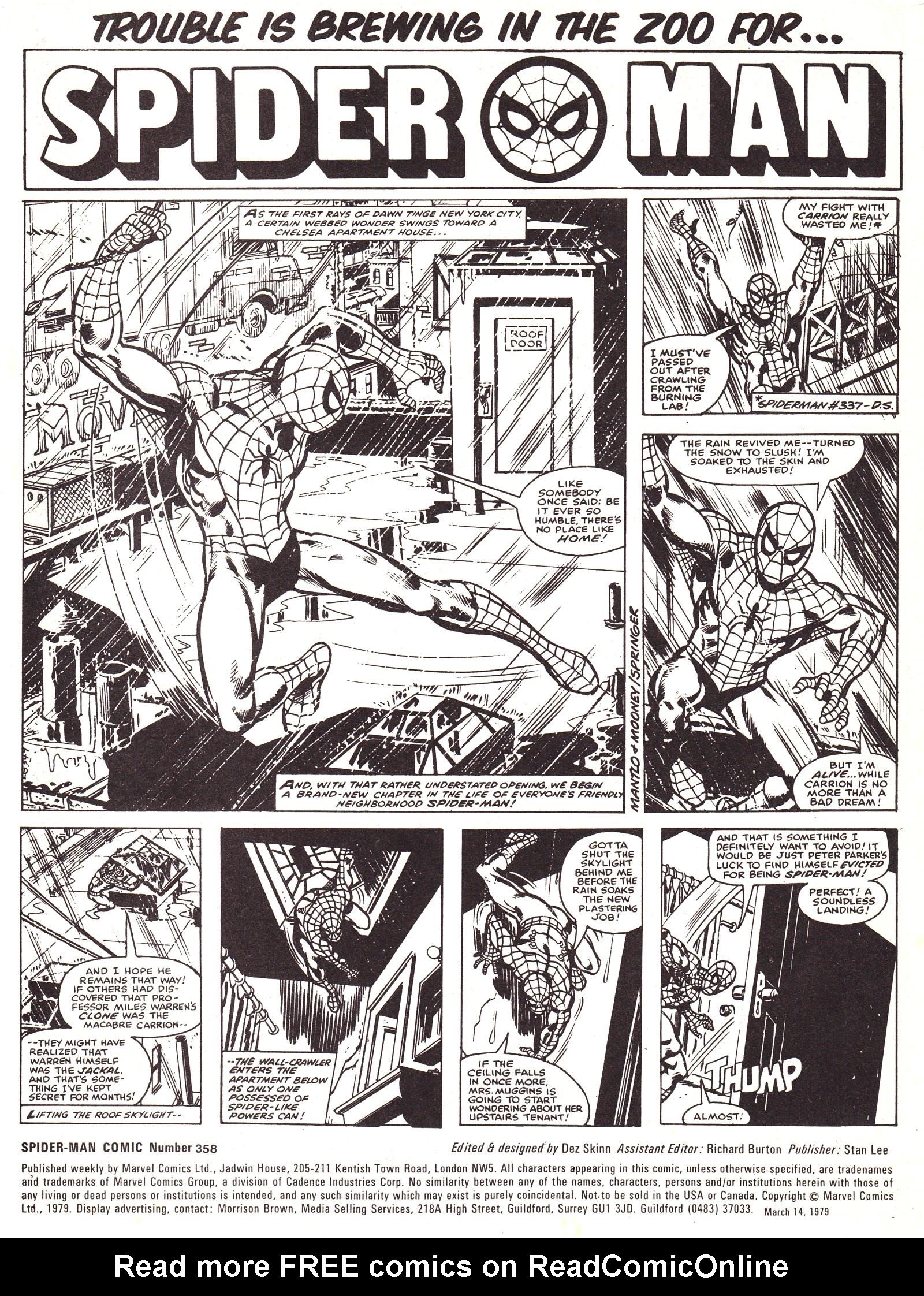 Read online Spectacular Spider-Man Weekly comic -  Issue #358 - 2