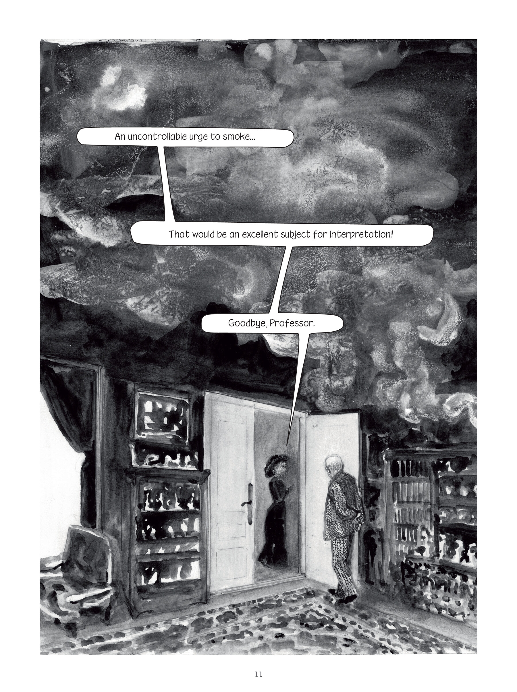 Read online Through Clouds of Smoke: Freud's Final Days comic -  Issue # TPB - 12