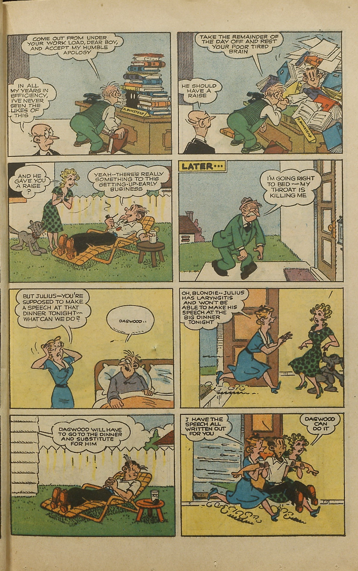 Read online Blondie Comics (1960) comic -  Issue #159 - 19