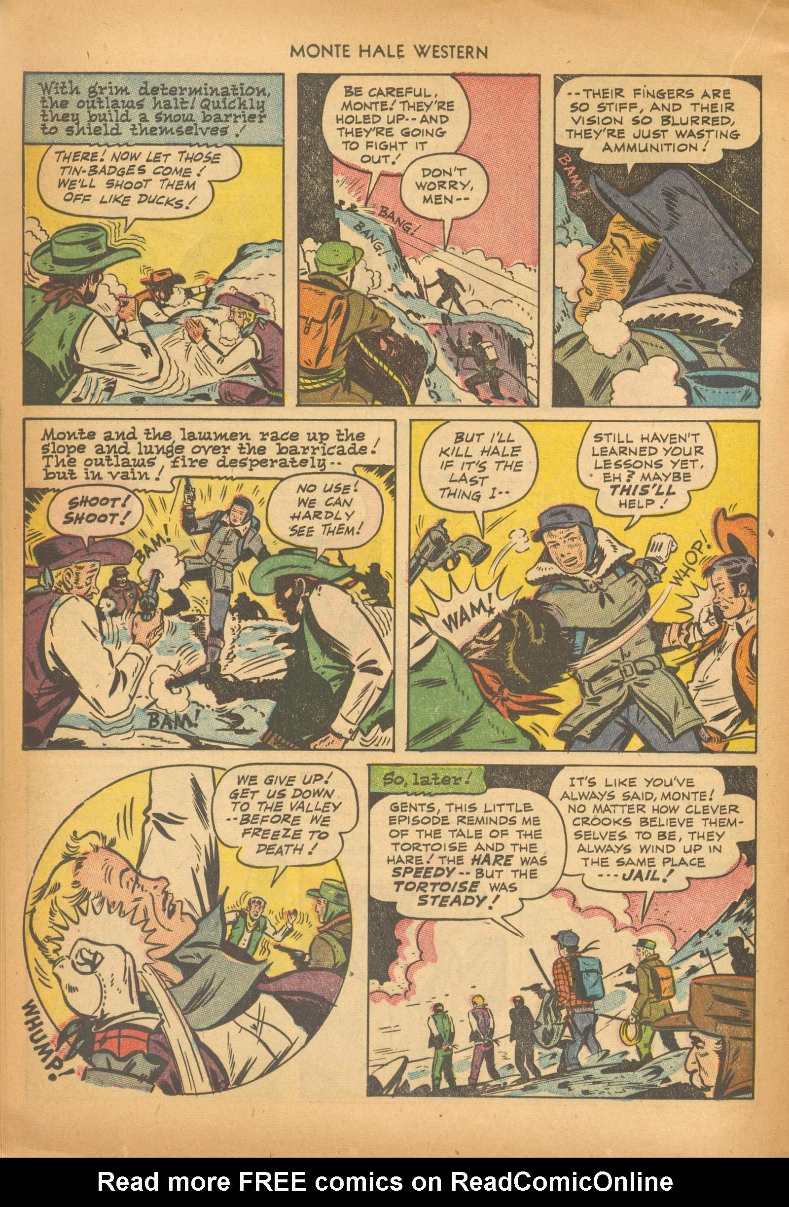 Read online Monte Hale Western comic -  Issue #78 - 20