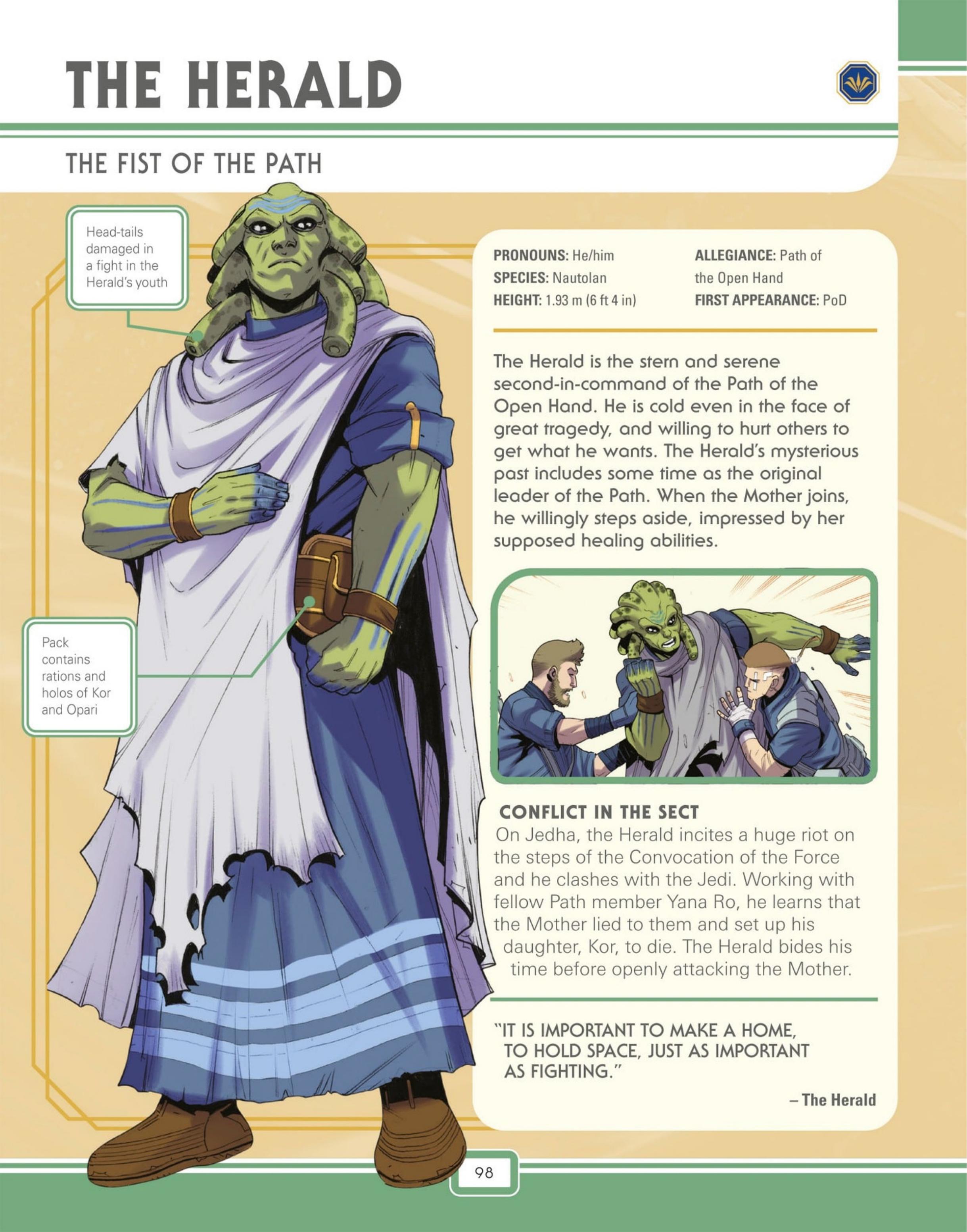 Read online Star Wars: The High Republic Character Encyclopedia comic -  Issue # TPB (Part 2) - 1